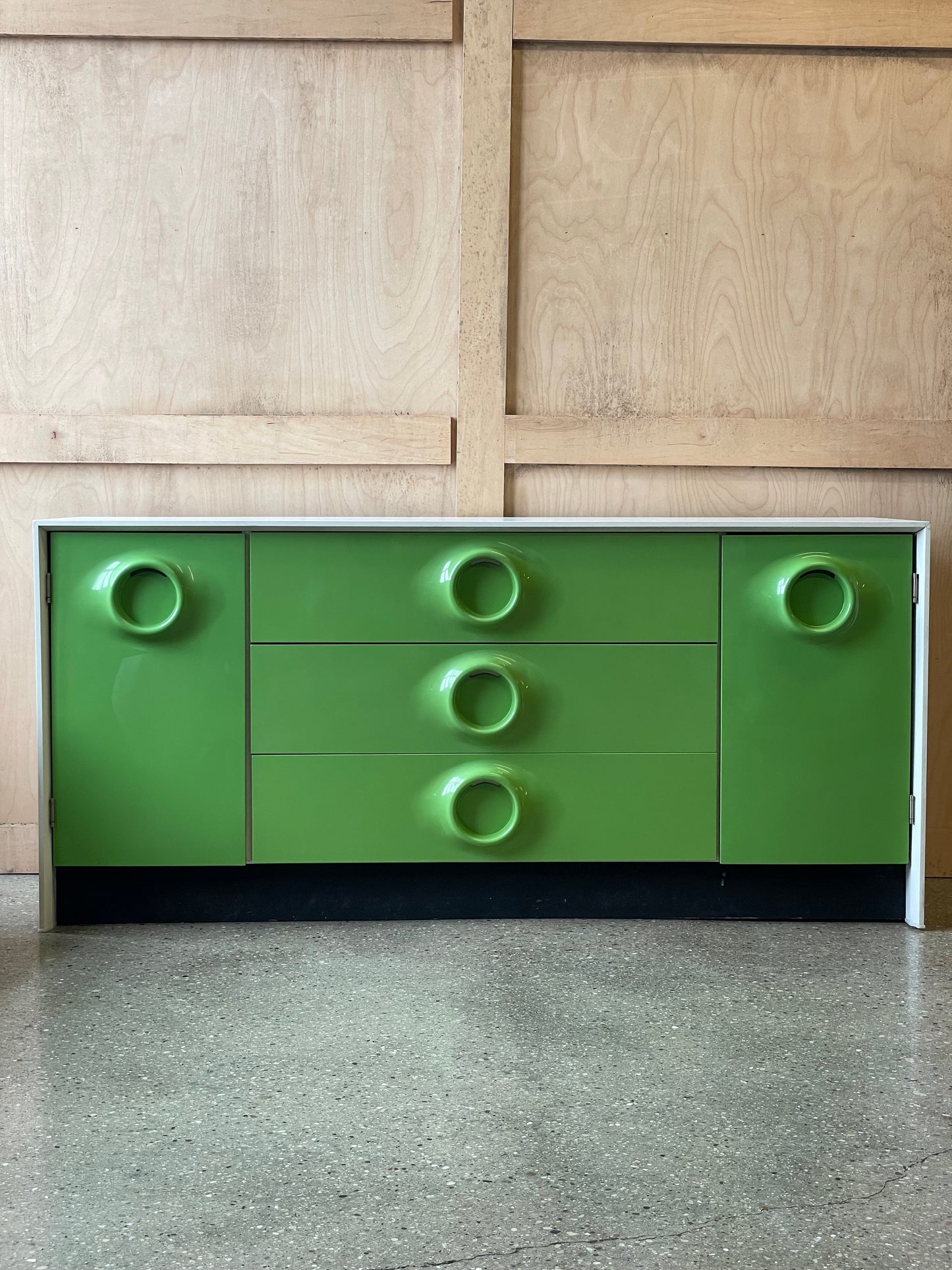 Green Treco Credenza by Giovanni Maur
