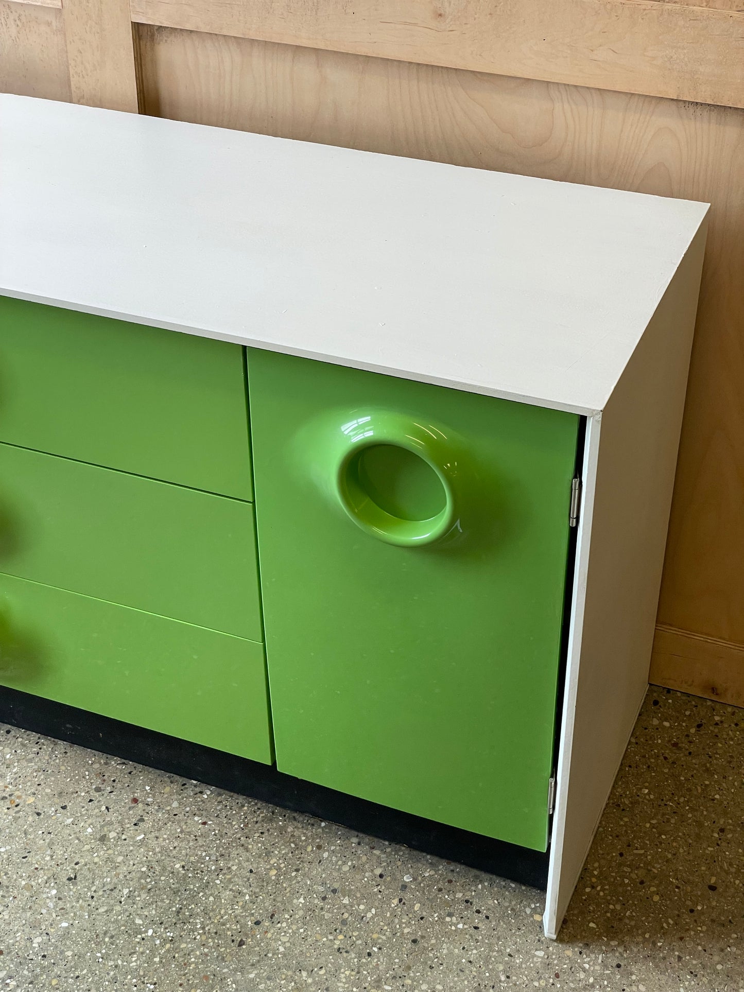 Green Treco Credenza by Giovanni Maur