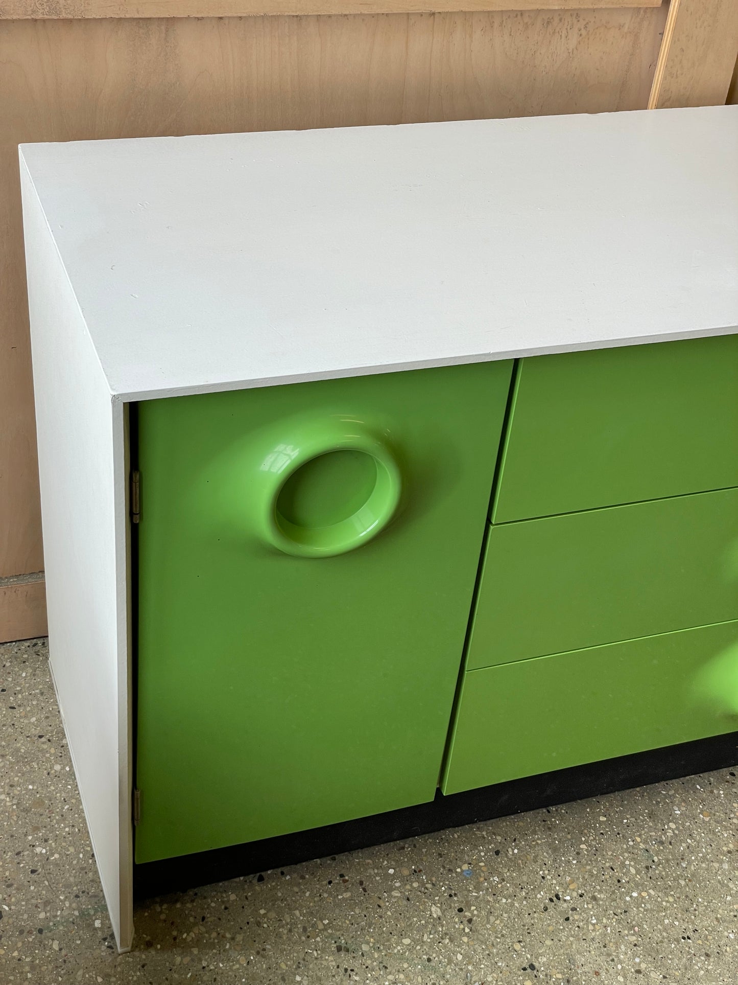 Green Treco Credenza by Giovanni Maur