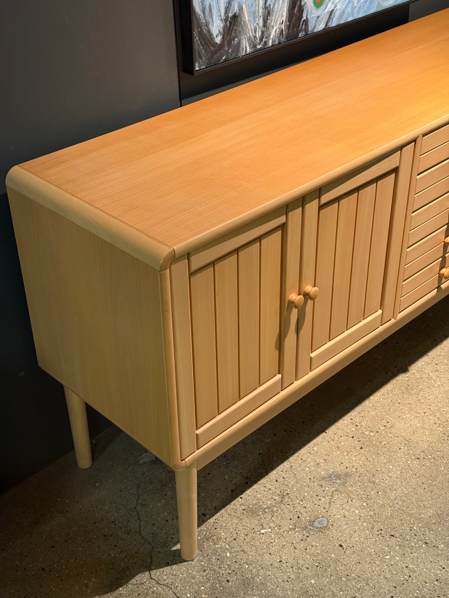 Scandinavian Beech credenza