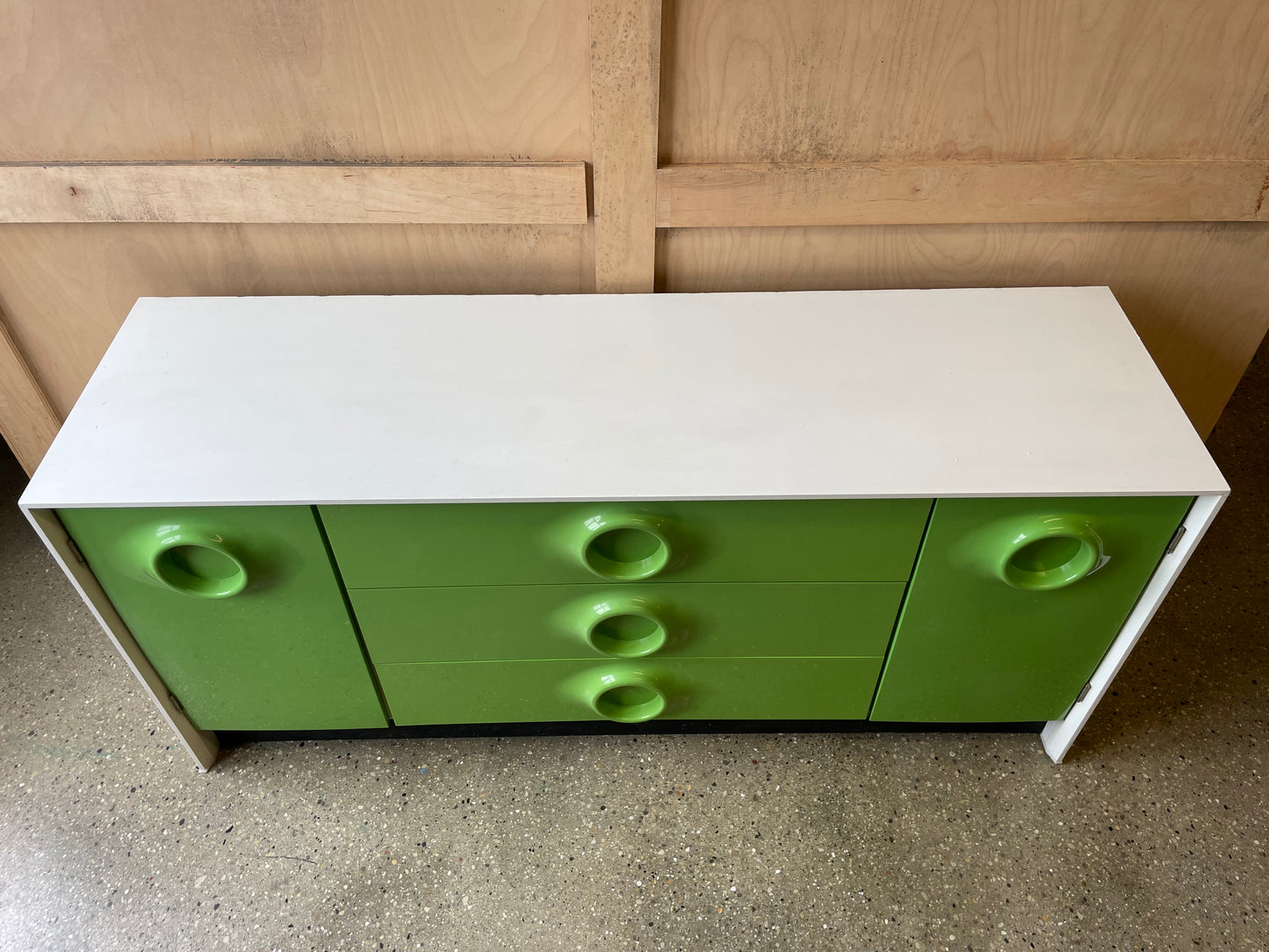 Green Treco Credenza by Giovanni Maur