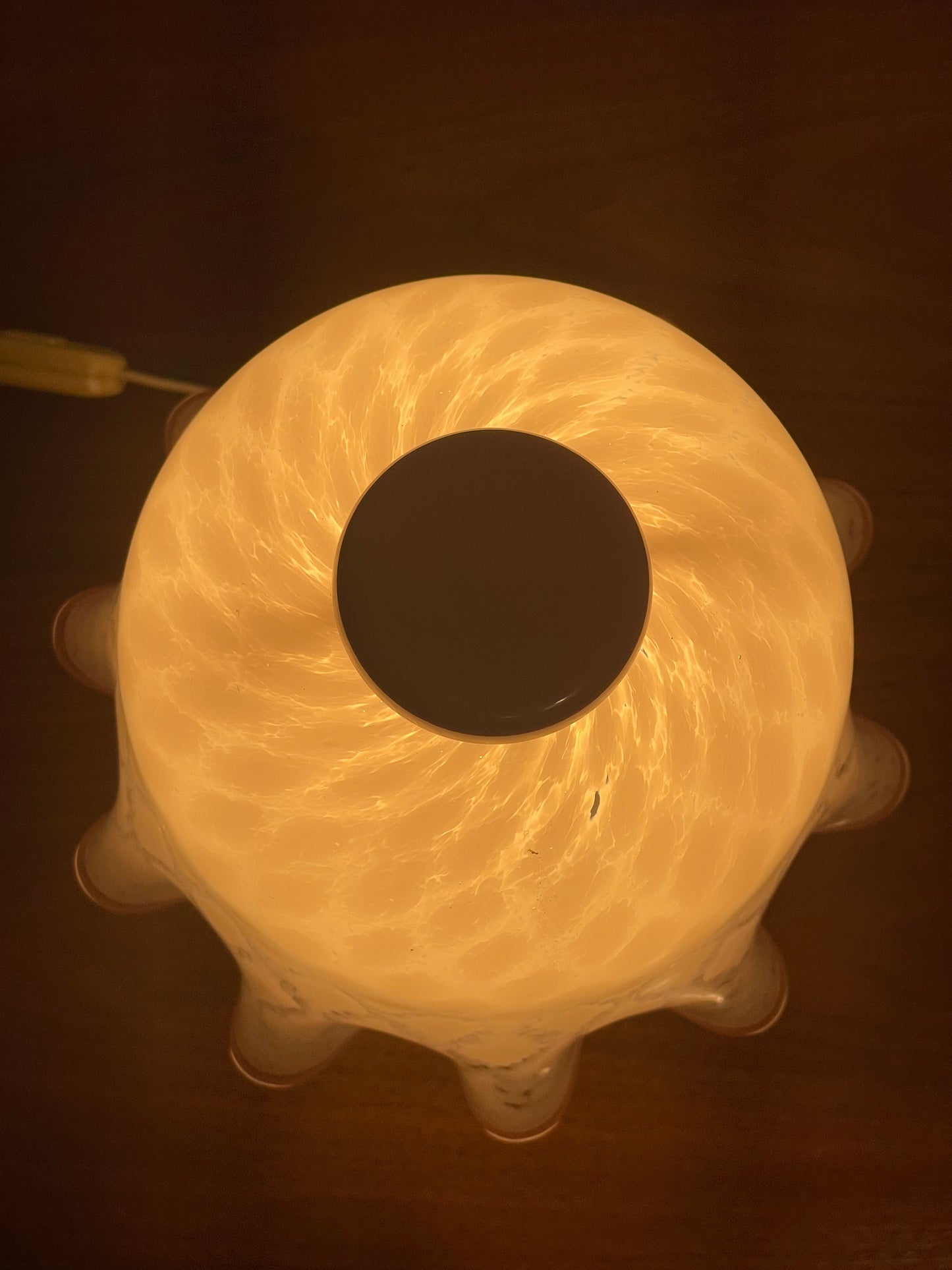 Pink Murano Table Lamp