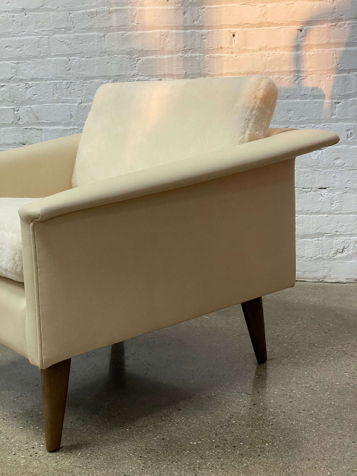 Sculptural Low Back Lounge Chairs