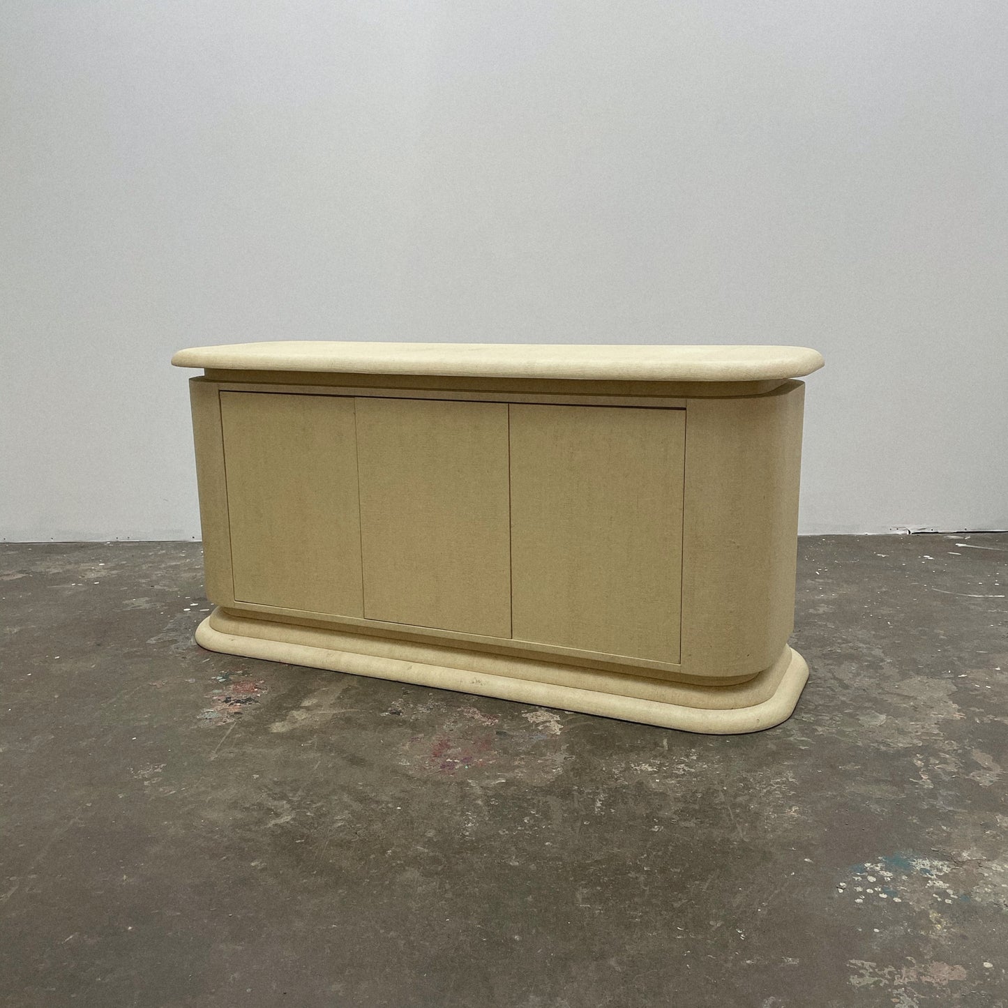 Grasscloth Credenza