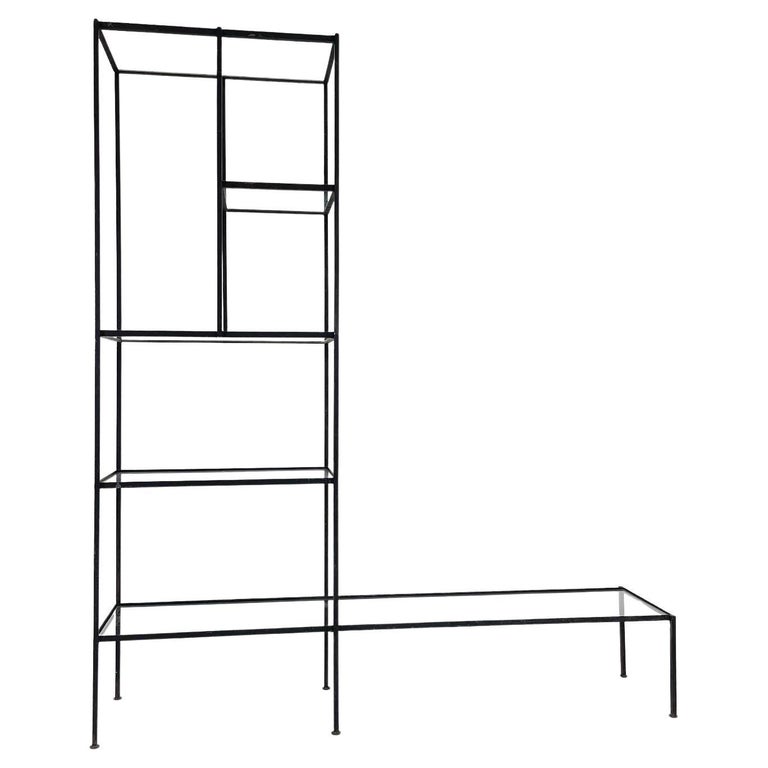 Wrought Iron Shelving Unit