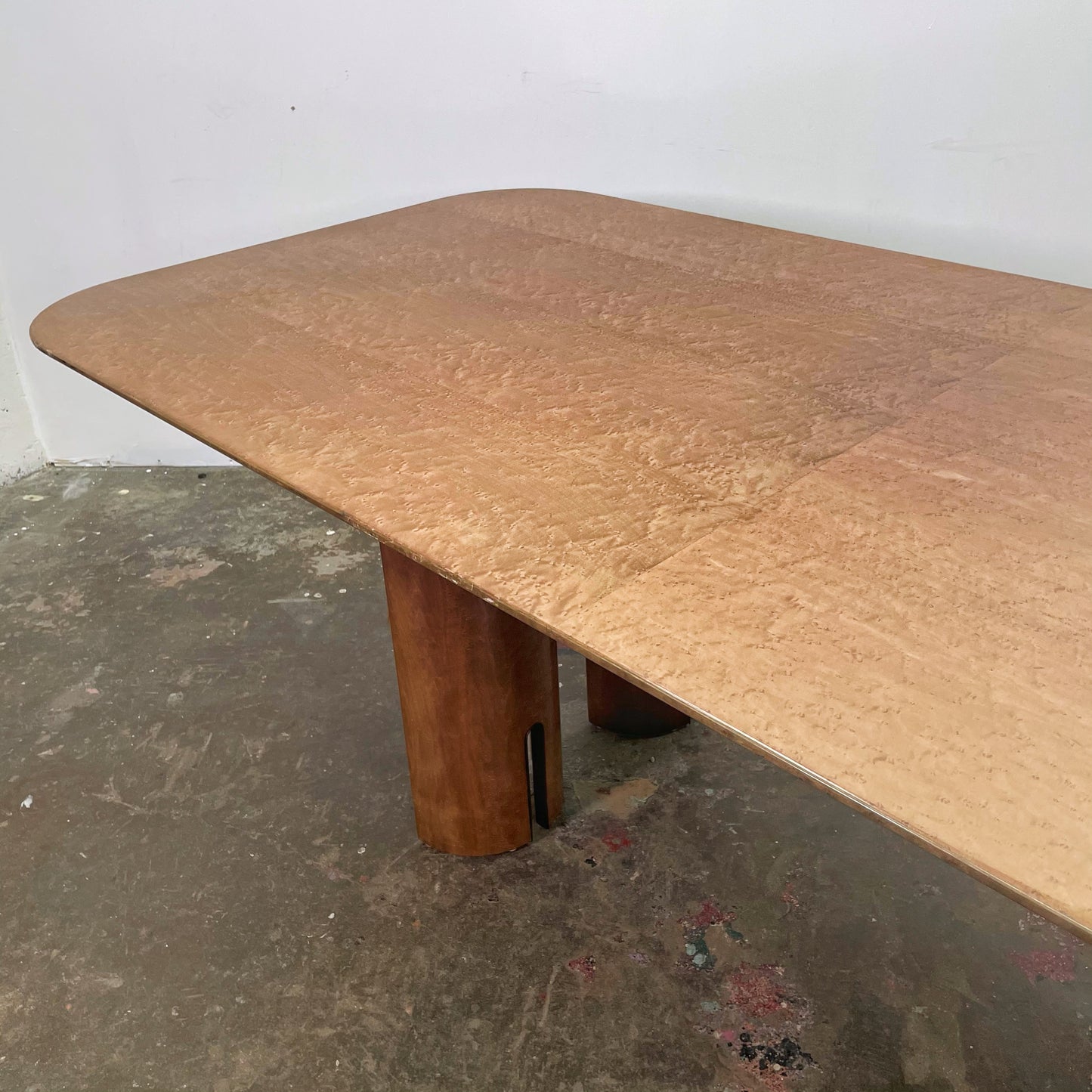 Saporiti Birdseye Maple Dining Table