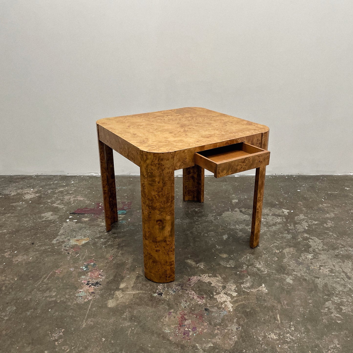 Italian Burl Wood Table