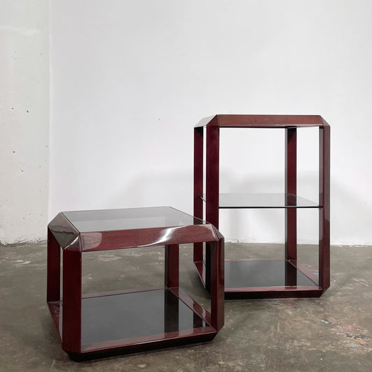 Alberto Rosselli for Saporiti Pair of P800 Tables