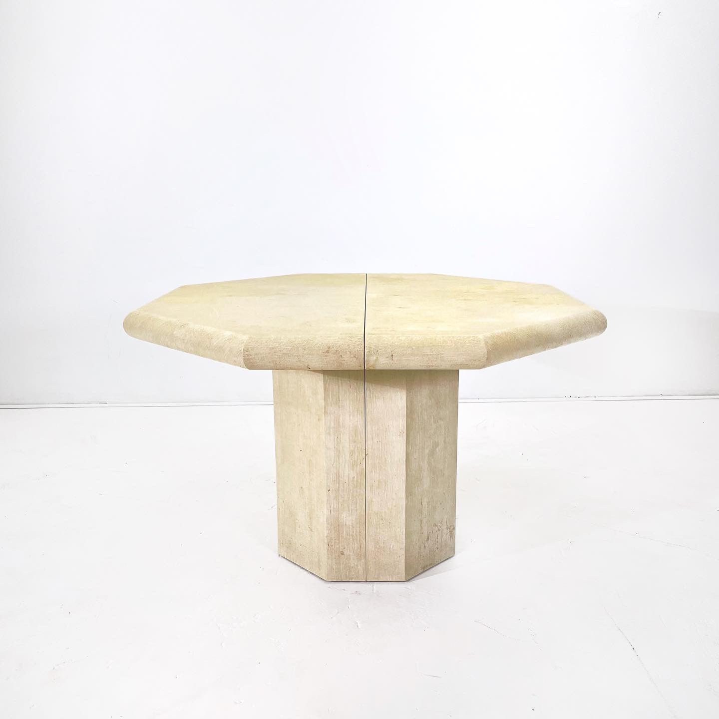 Grasscloth Dining Table