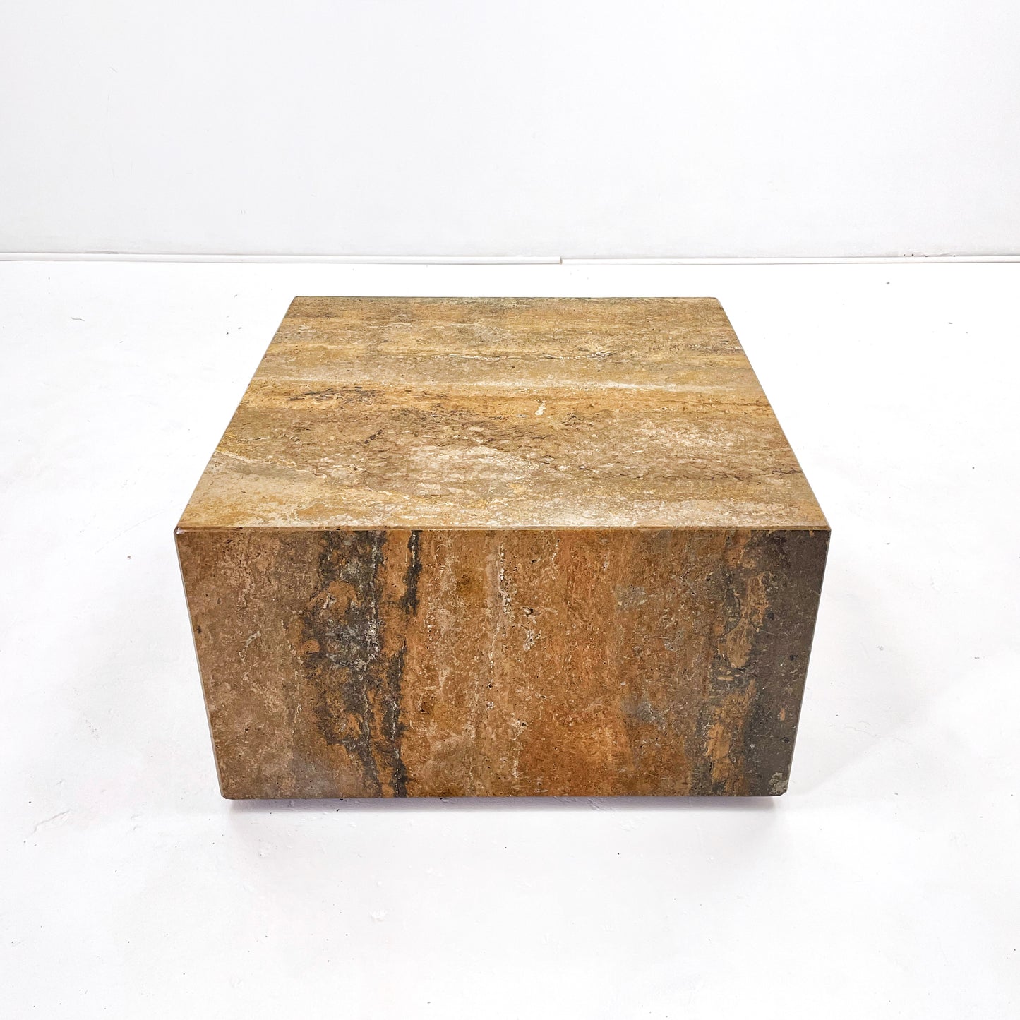 Brown Travertine Coffee Table