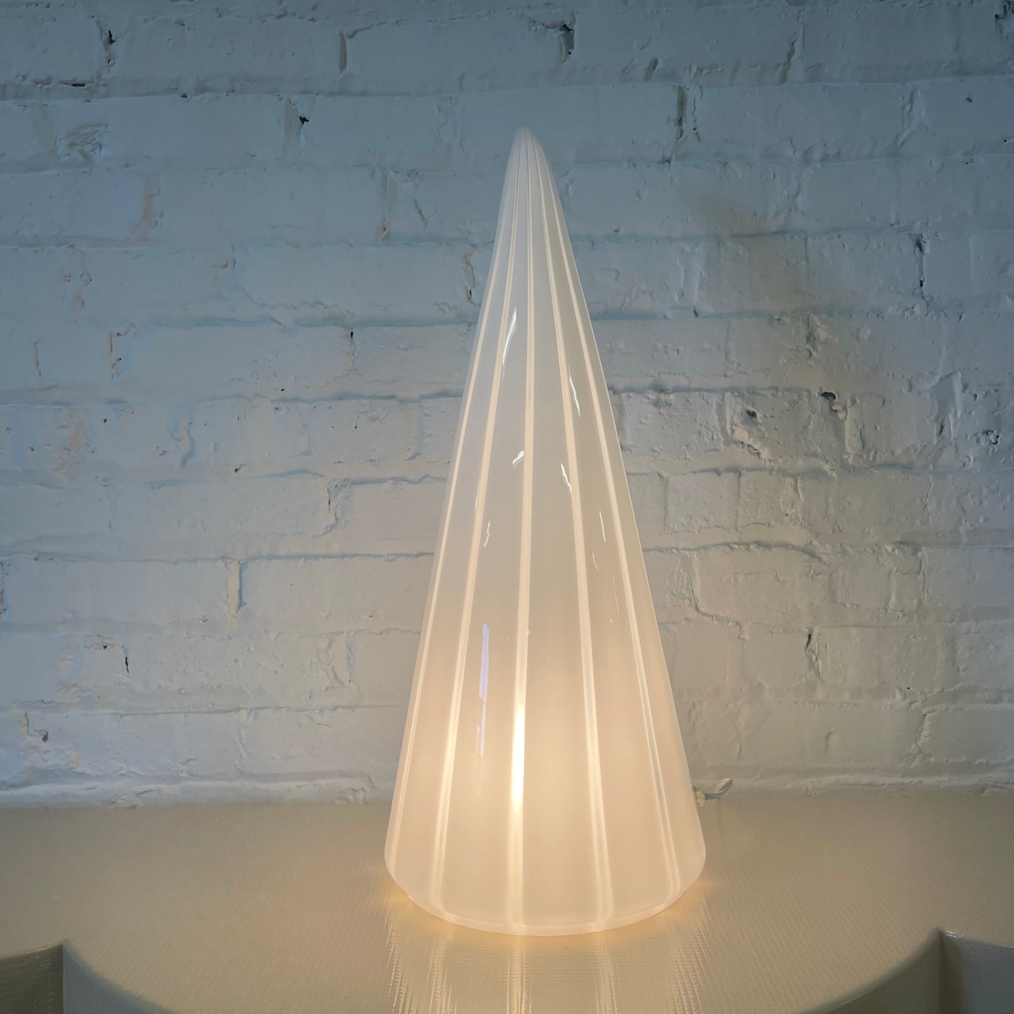 Murano Glass Cone Lamp