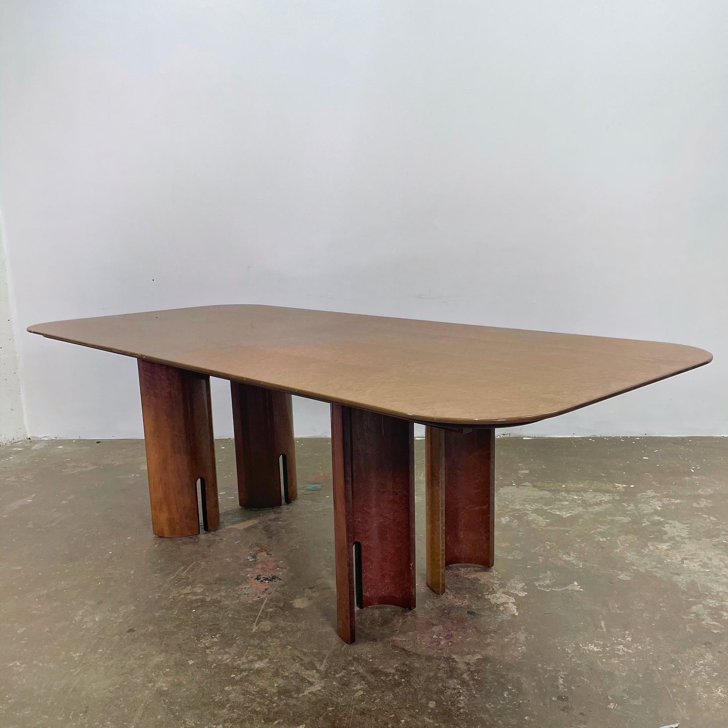 Saporiti Birdseye Maple Dining Table