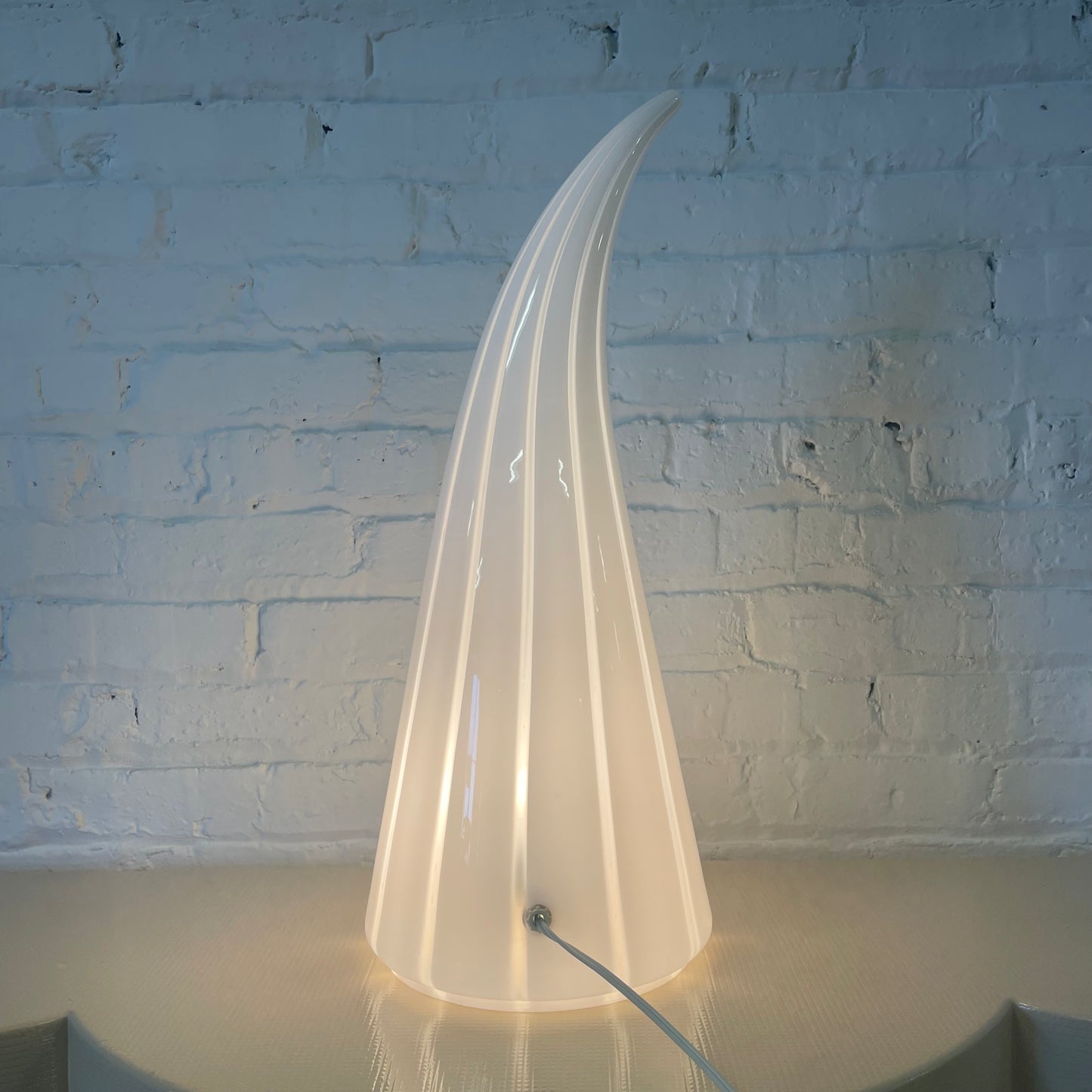 Murano Glass Cone Lamp