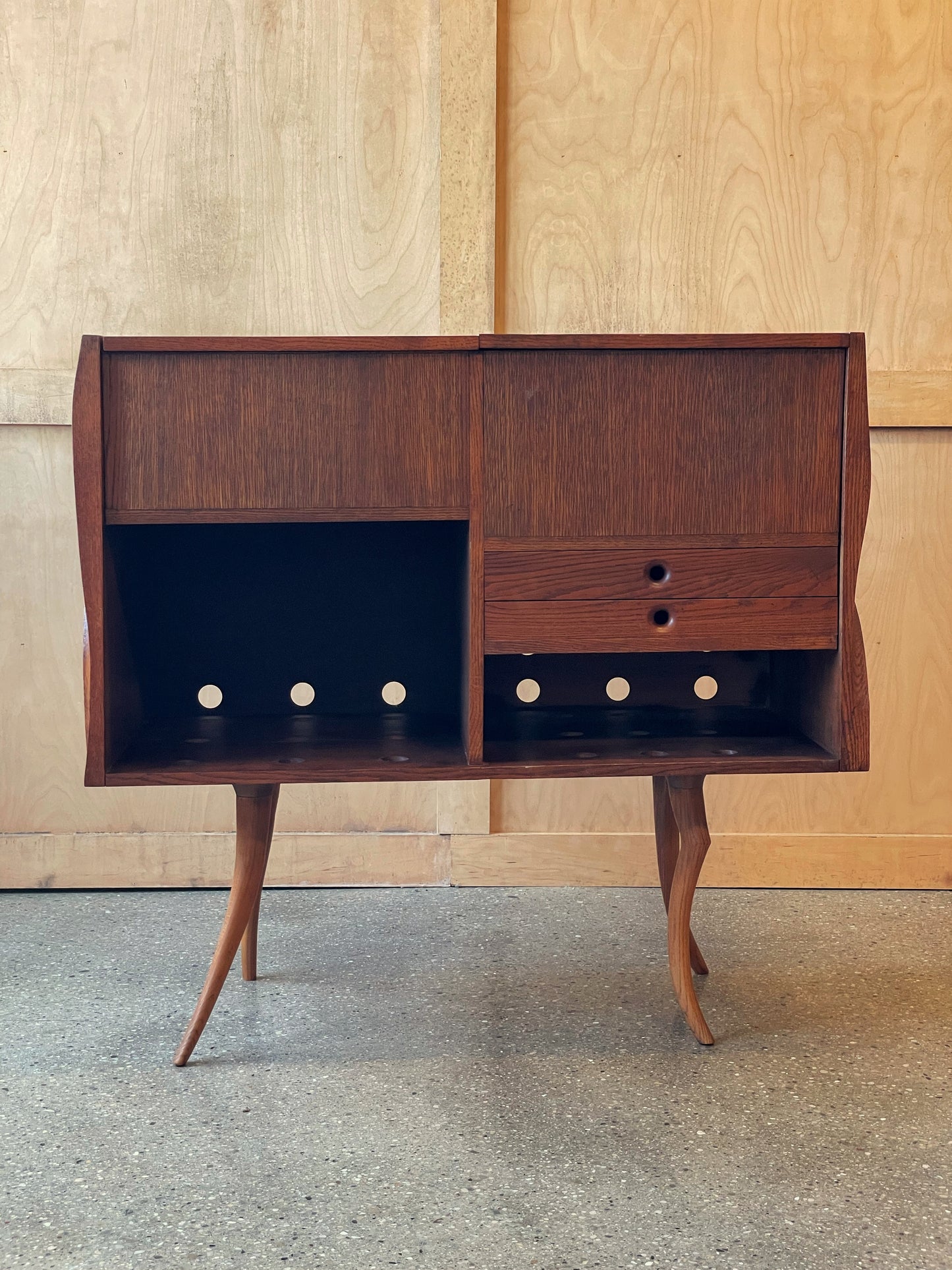 American Studio Craft Record Cabinet or Bar