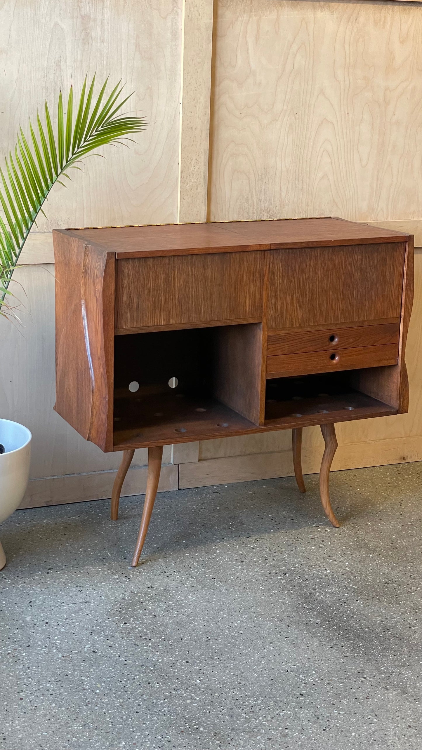 American Studio Craft Record Cabinet or Bar