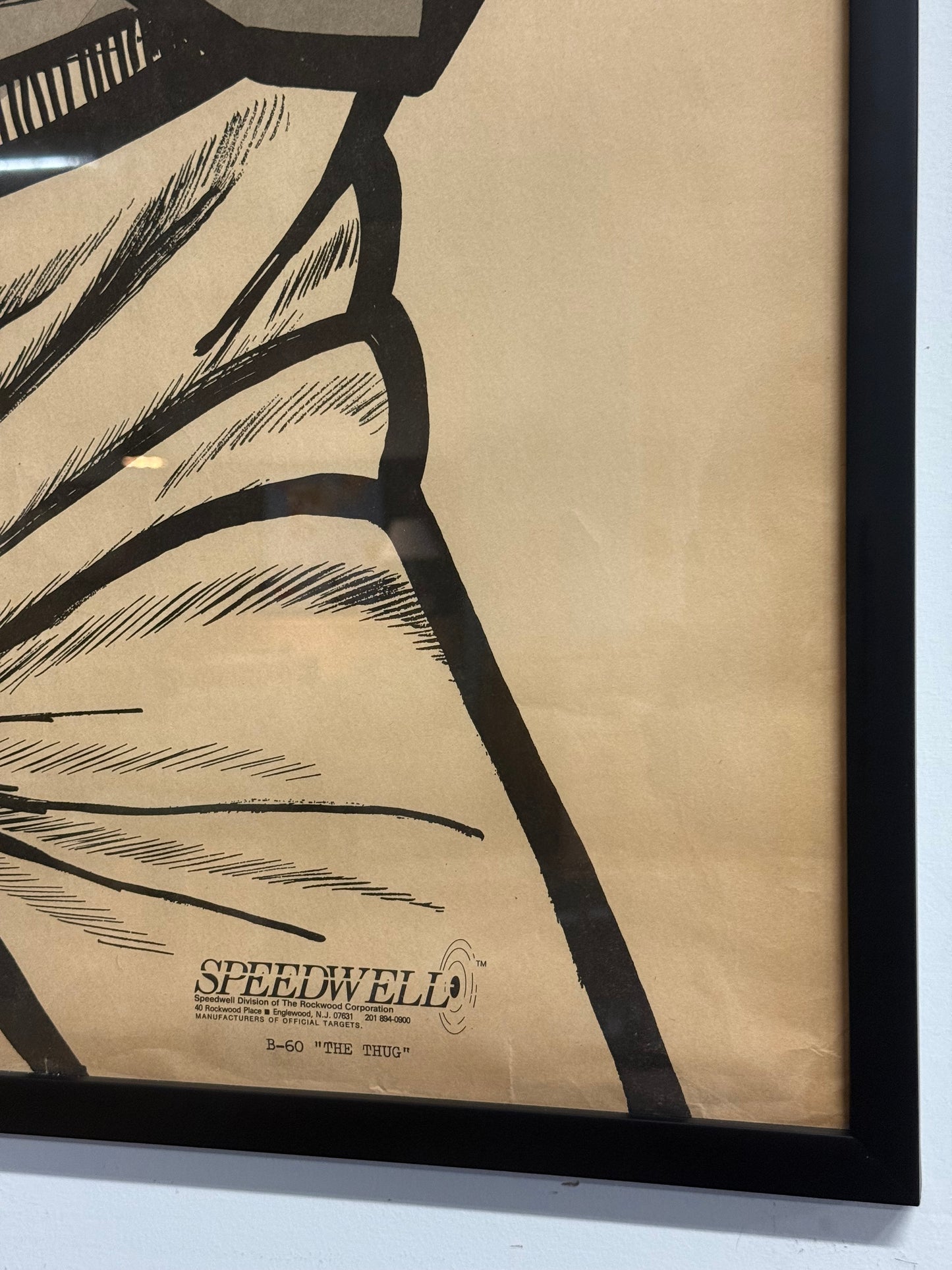 Framed Vintage Shooting Range Poster