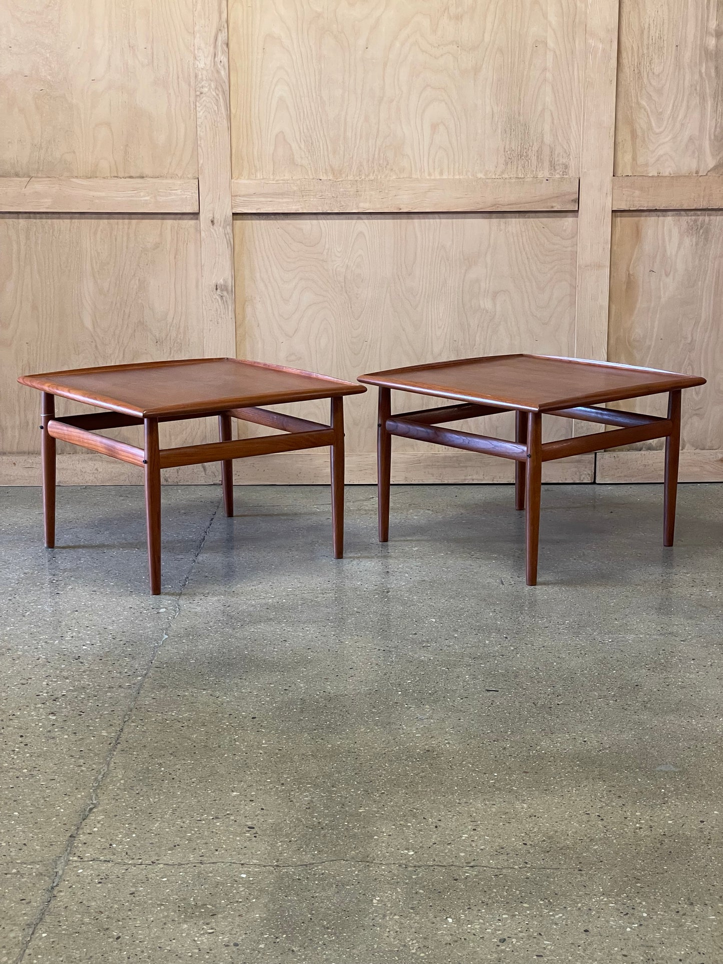 Grete Jalk Teak End Tables