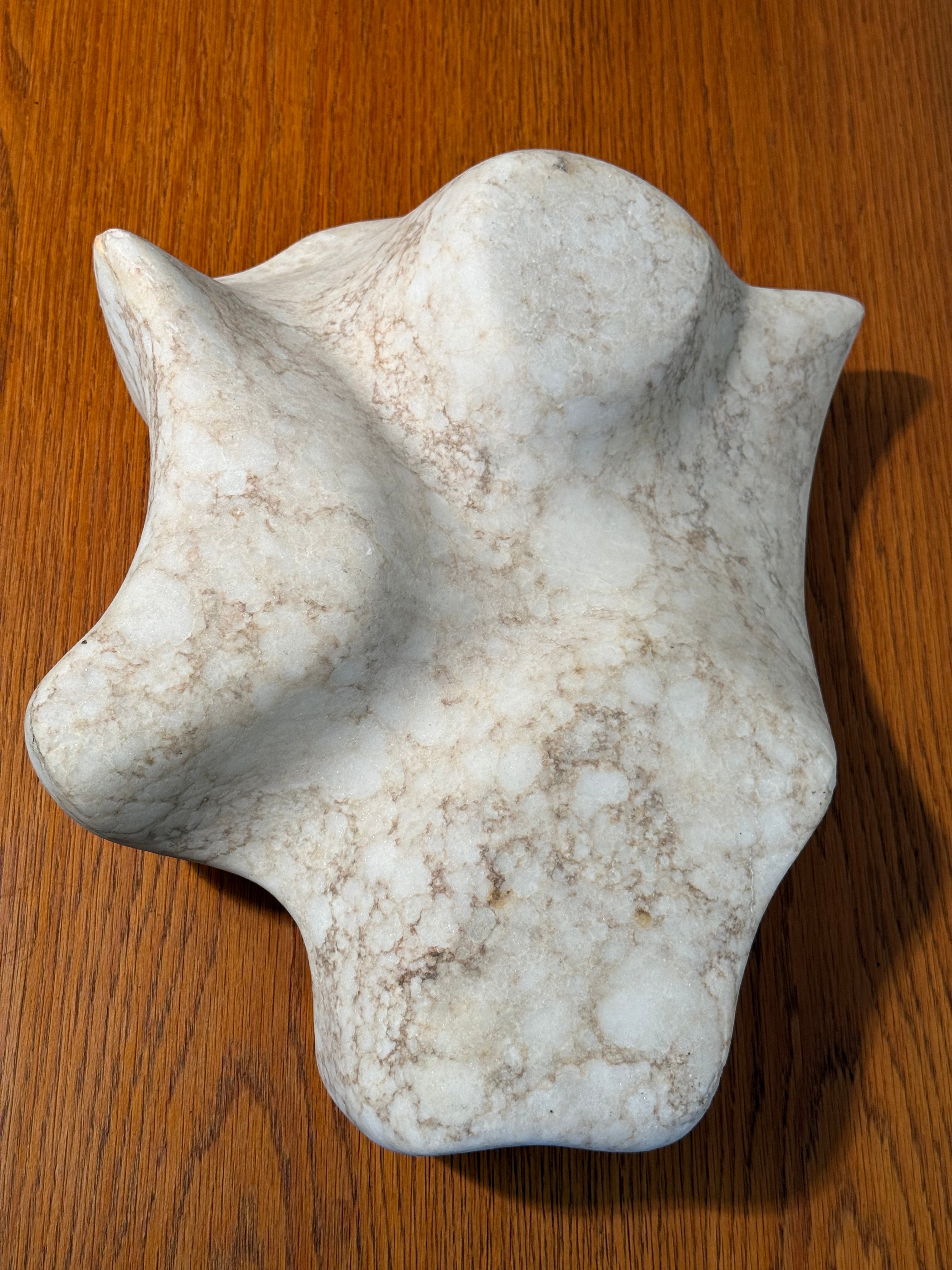 Abstract Marble Sculpture – Chancelor Davis Gallery