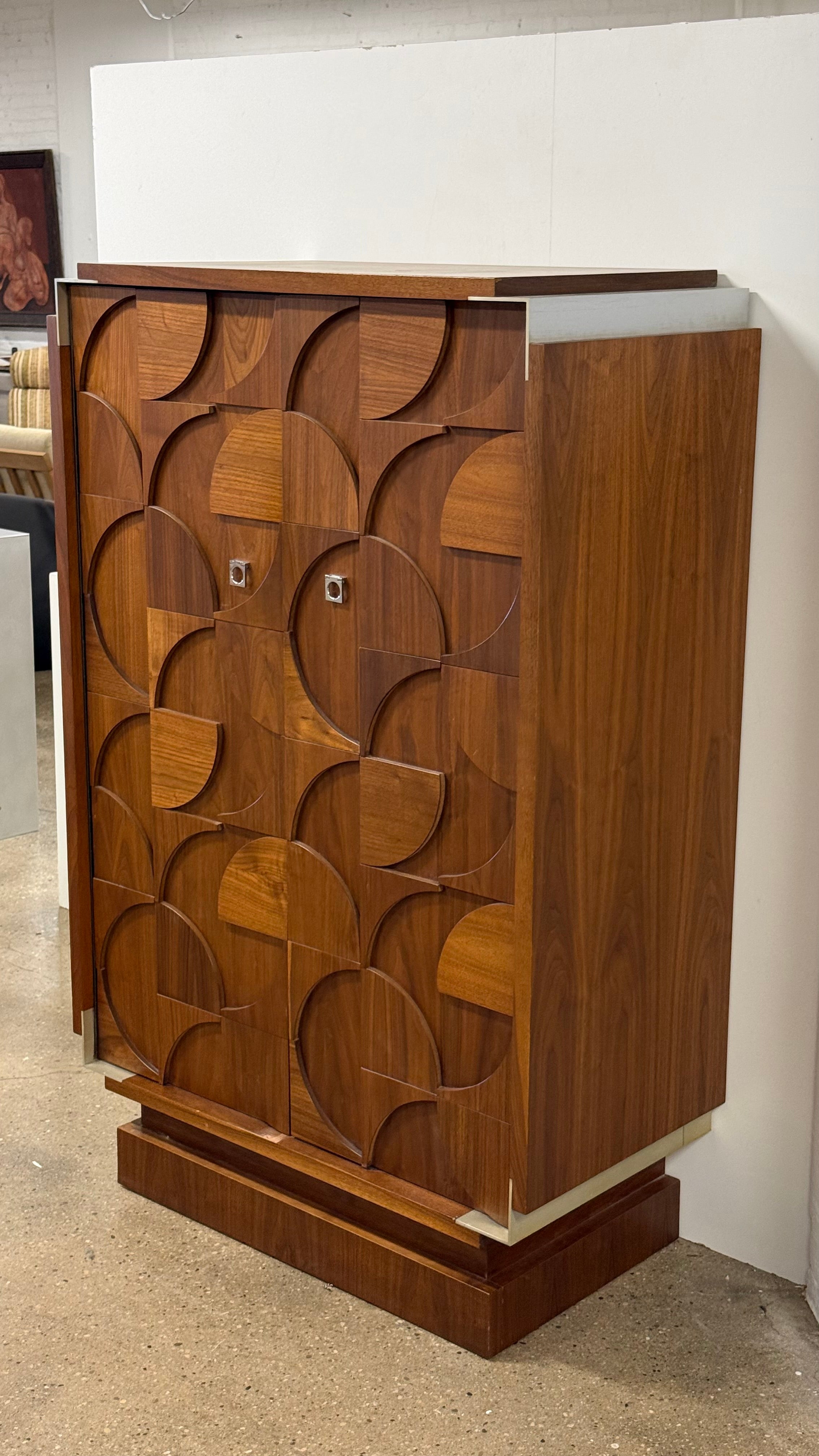 Tobago Geometric Brualist Dresser