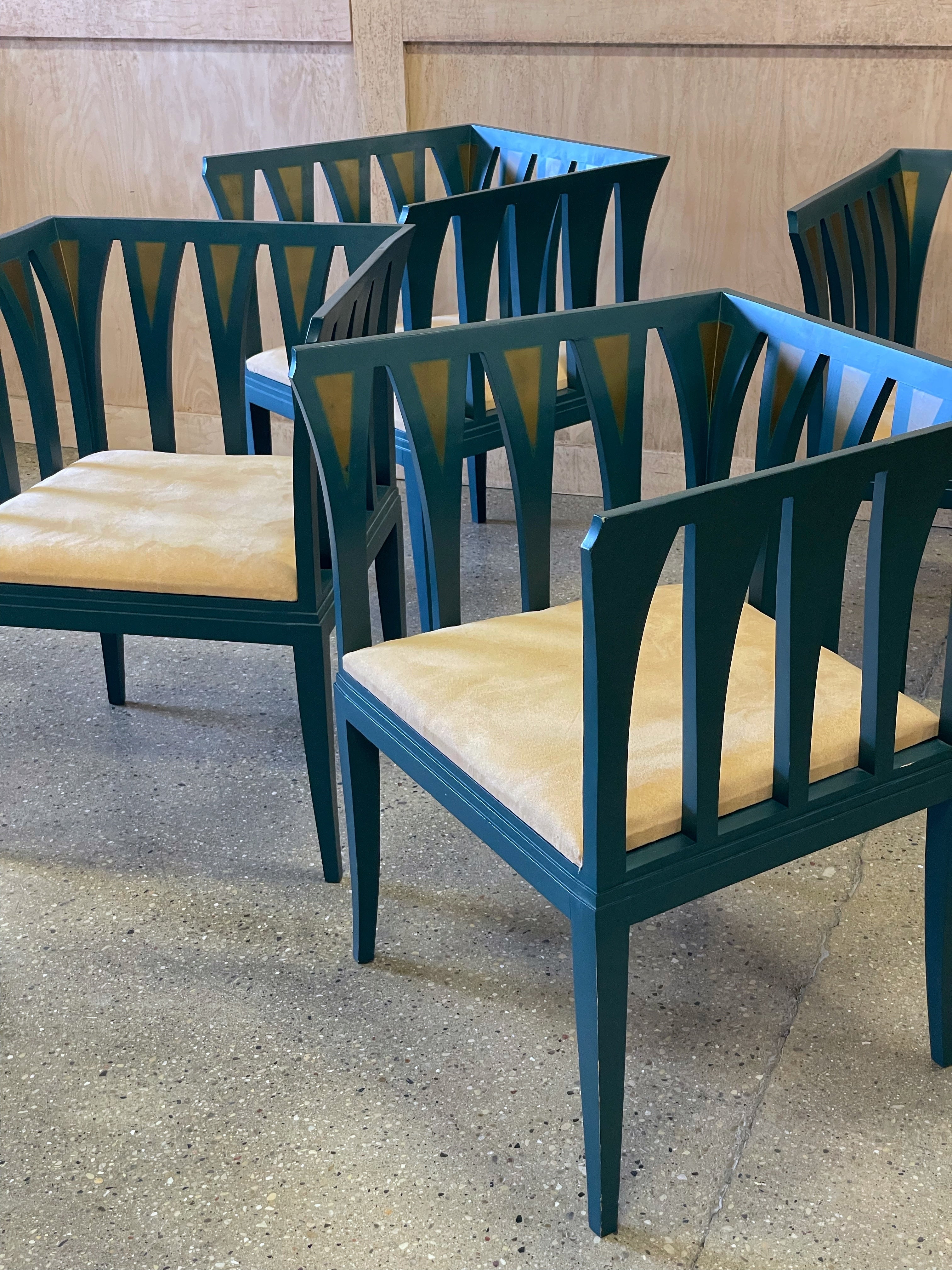 Eliel Saarinen Blue Chairs