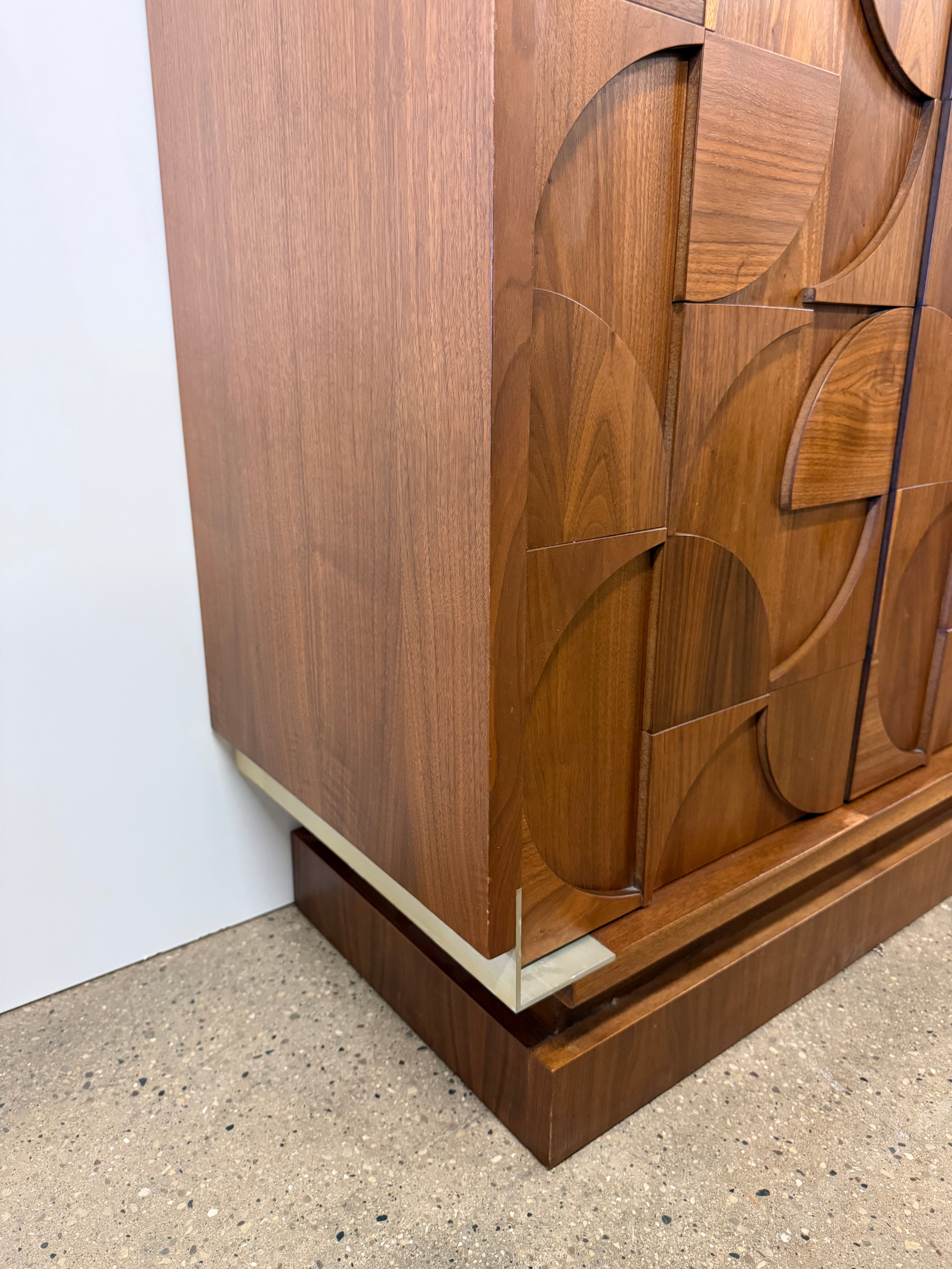 Tobago Geometric Brualist Dresser