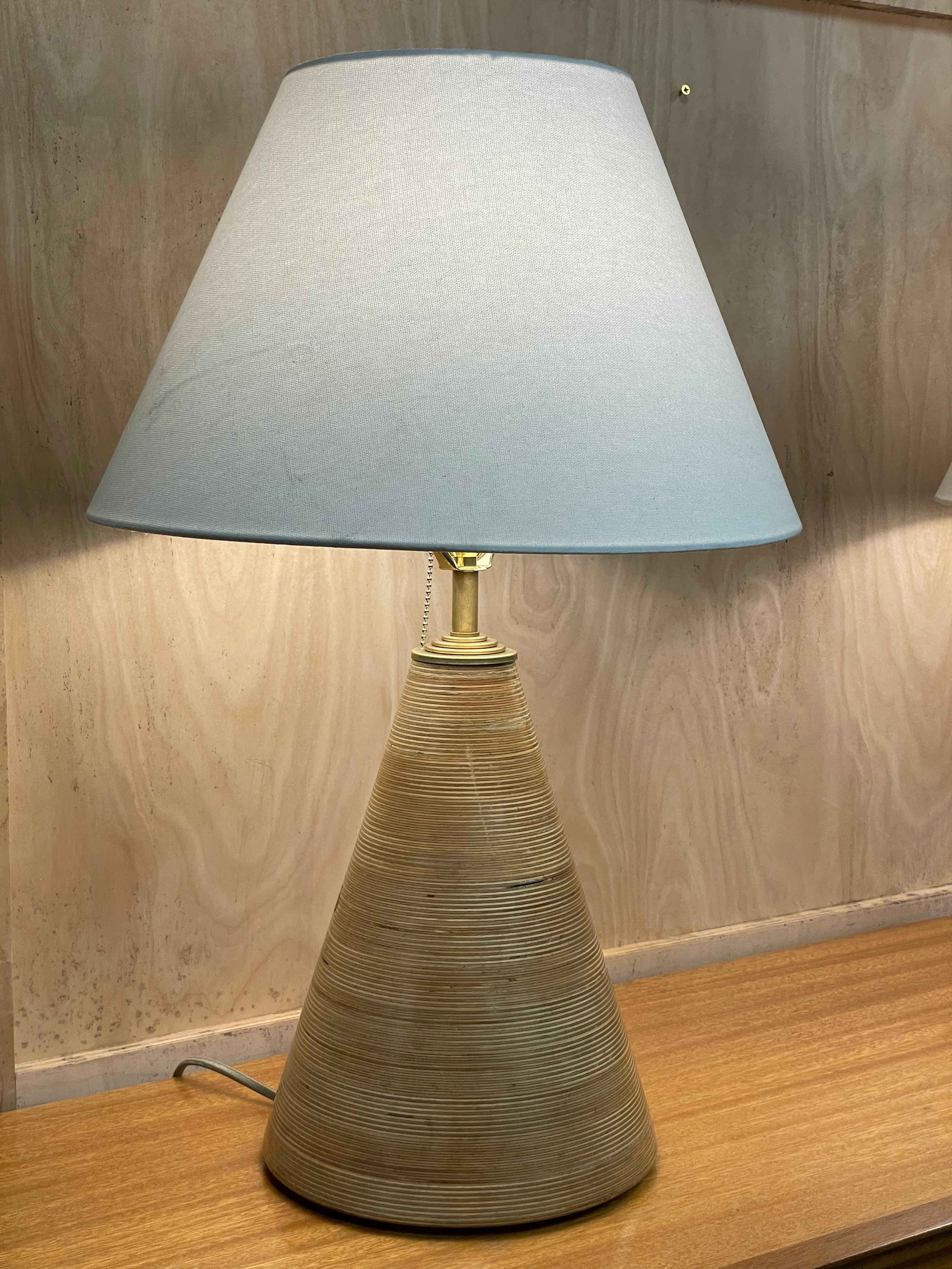 Pair of custom made lamps