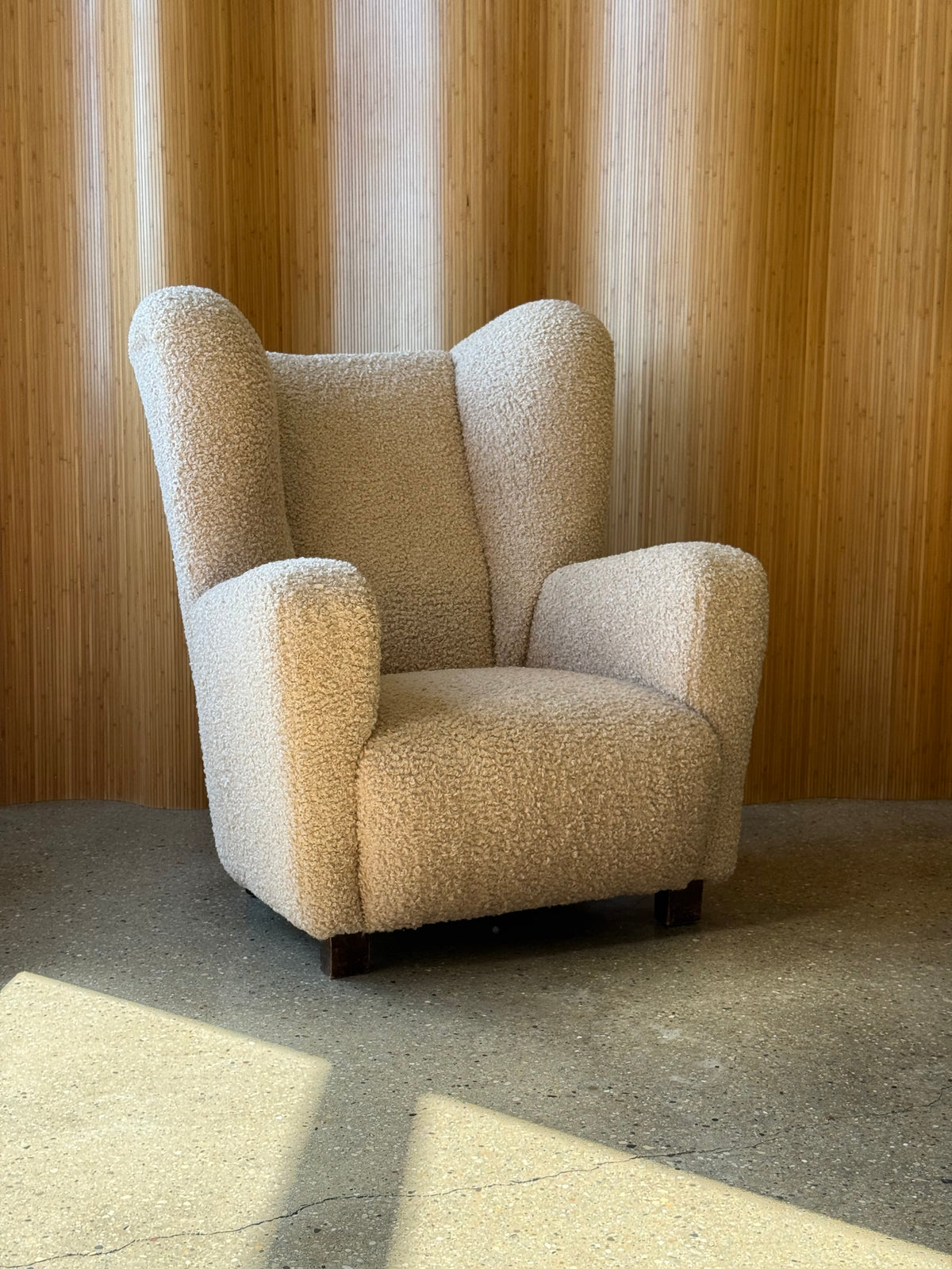 Danish Wingback Lounge Chair