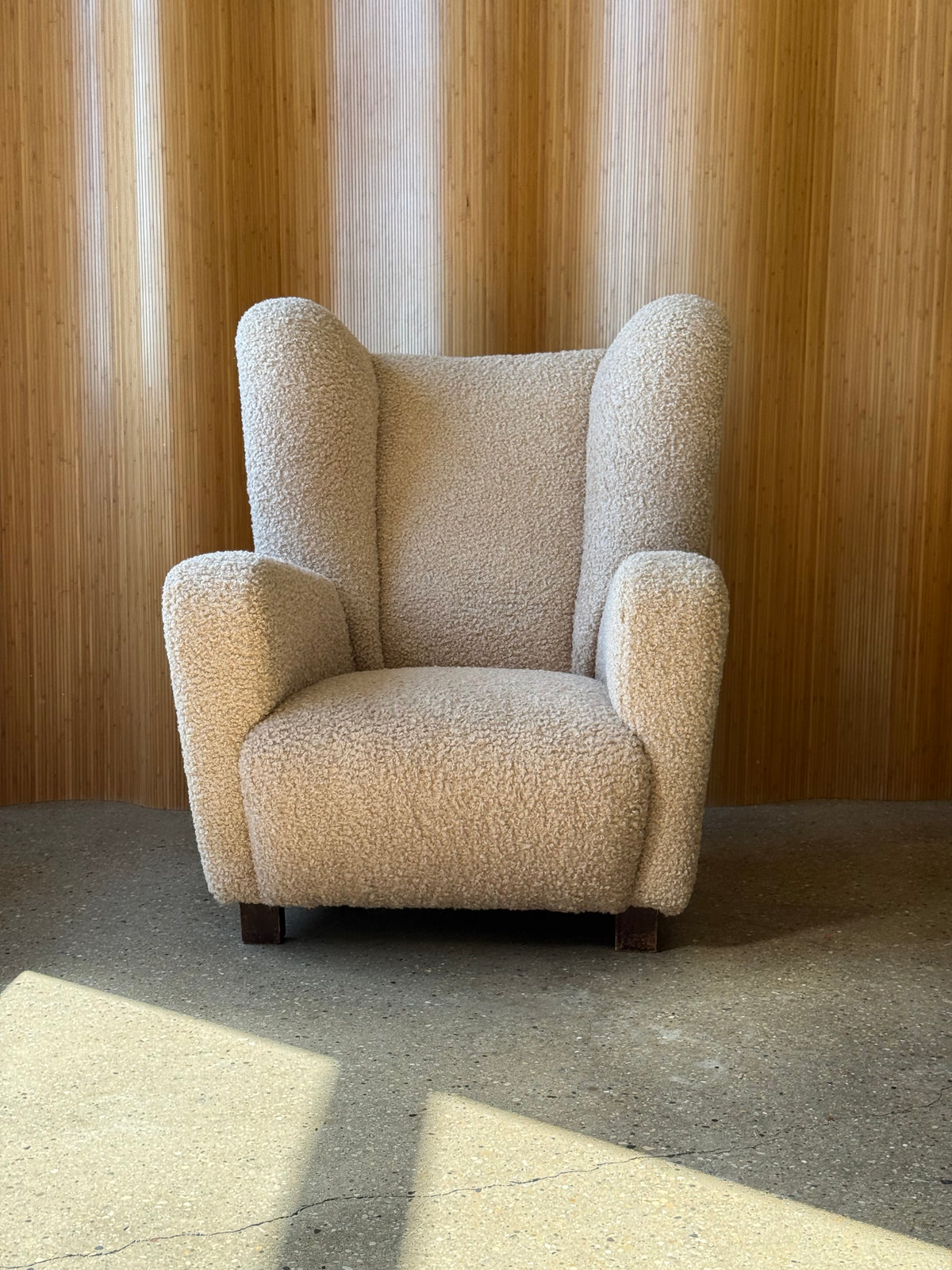 Danish Wingback Lounge Chair
