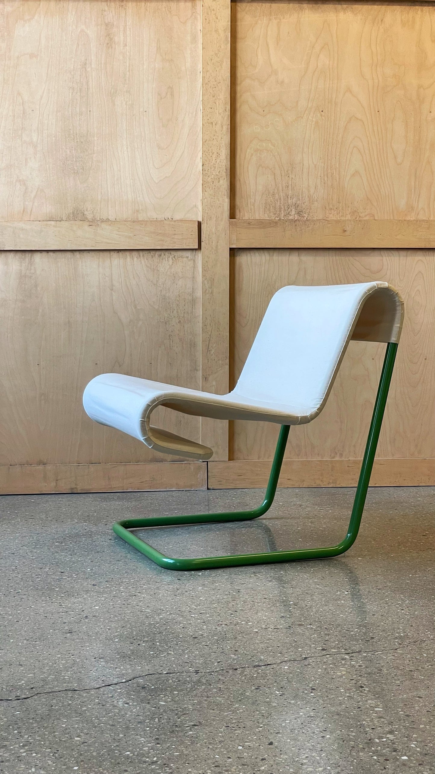 Pair of Green and Canvas chairs