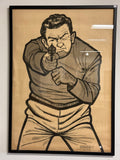 Framed Vintage Shooting Range Poster