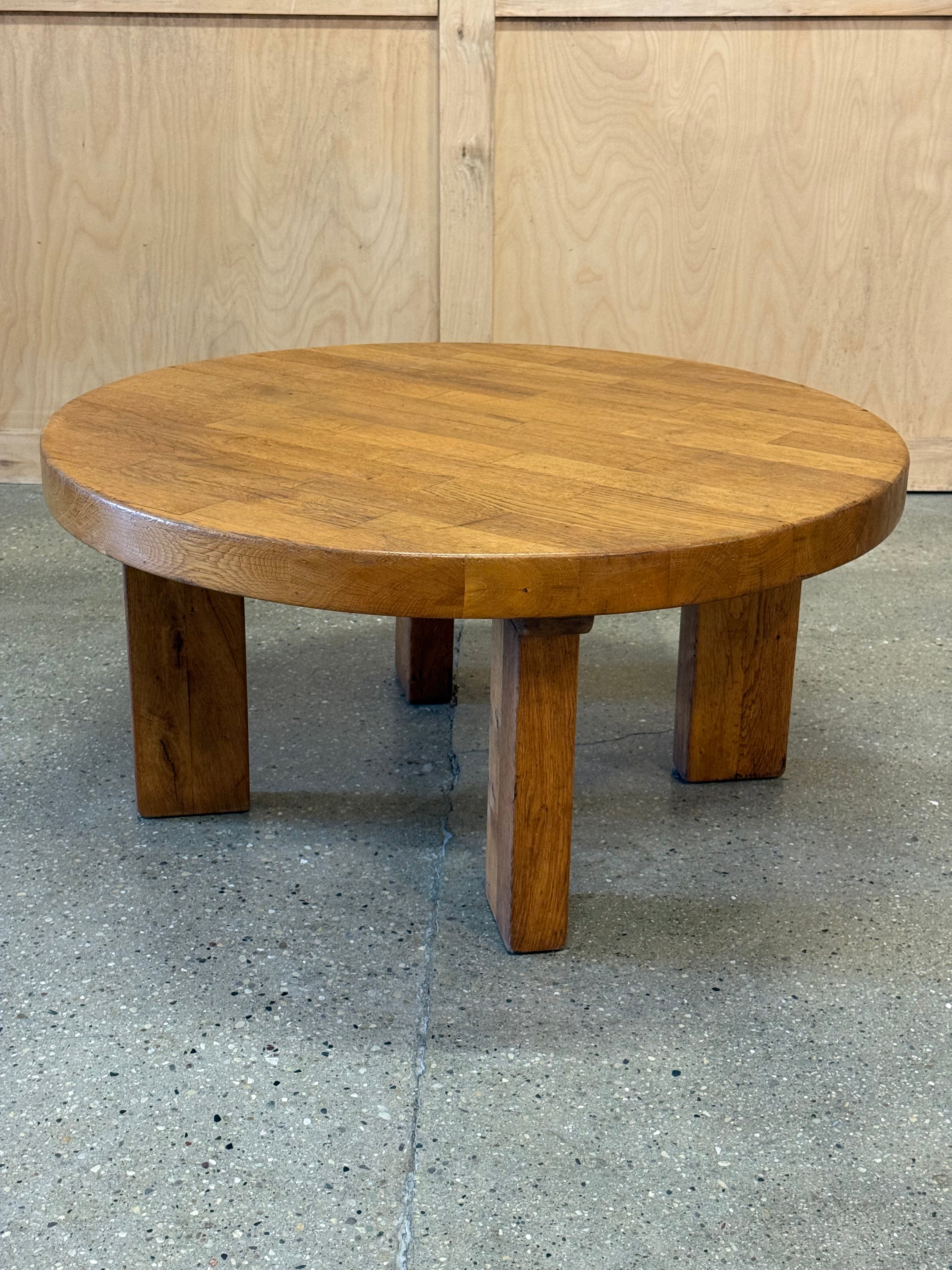 Dutch oak coffee table