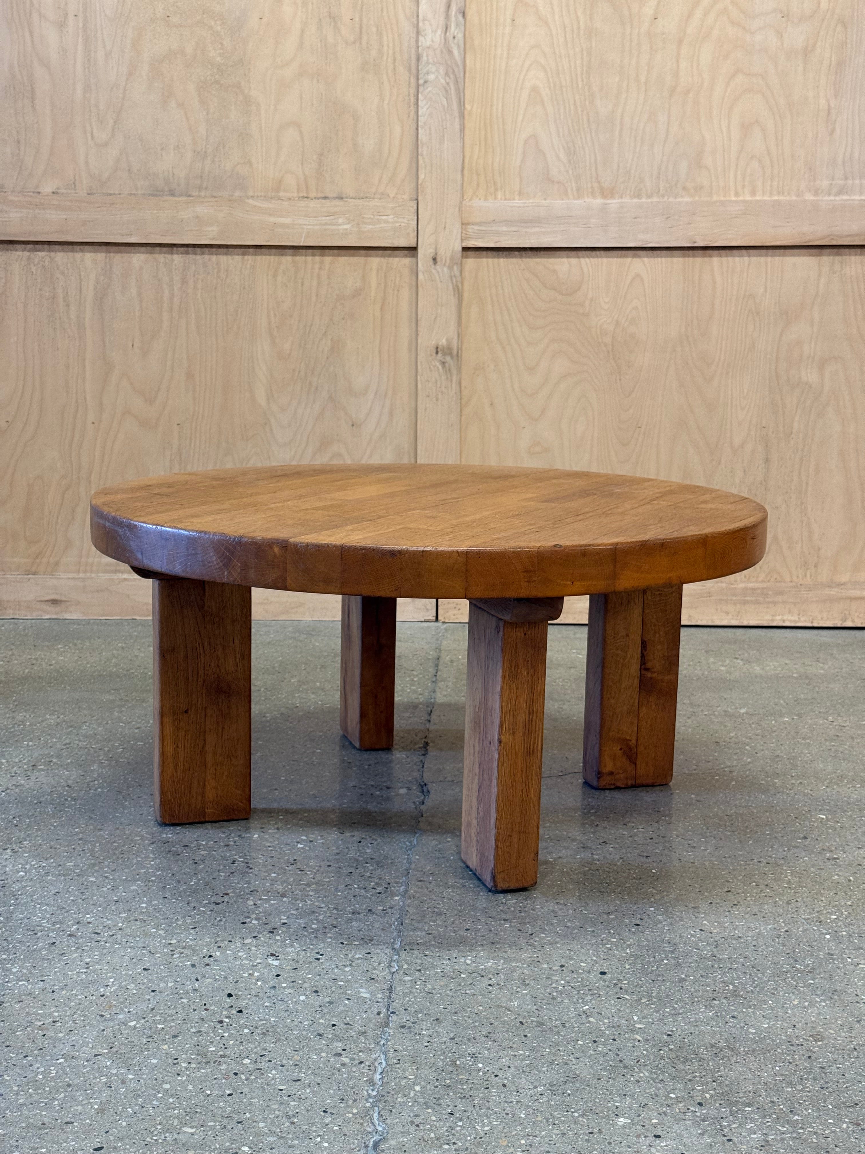 Dutch oak coffee table