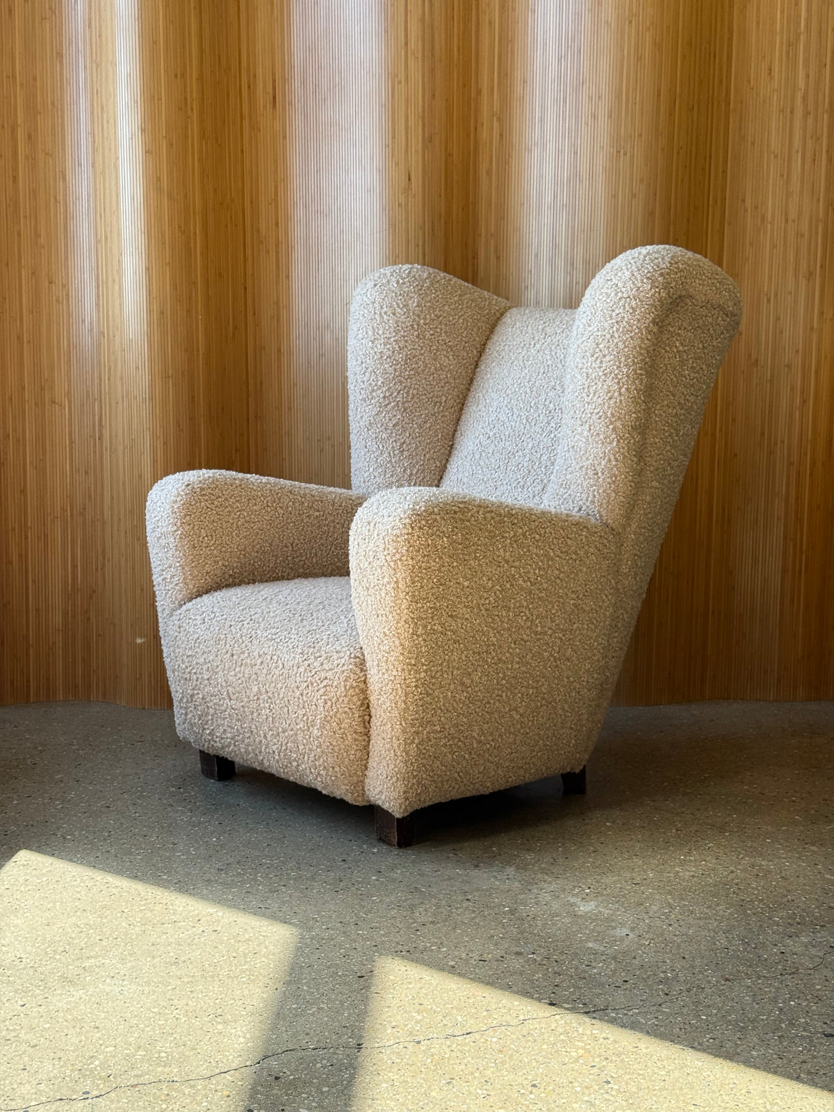 Danish Wingback Lounge Chair
