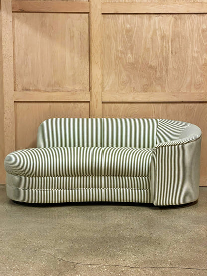 Striped chaise lounge