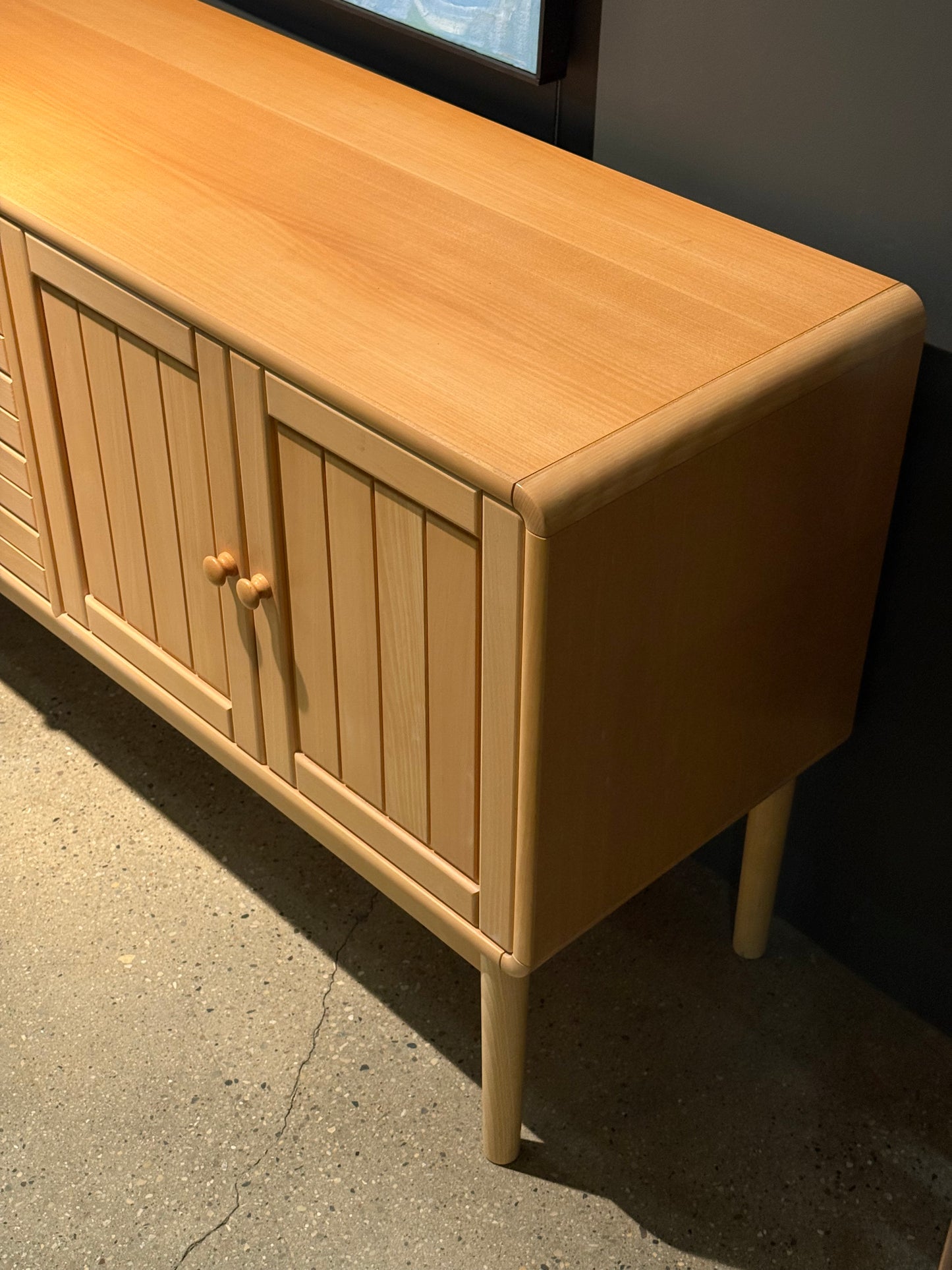 Scandinavian Beech credenza