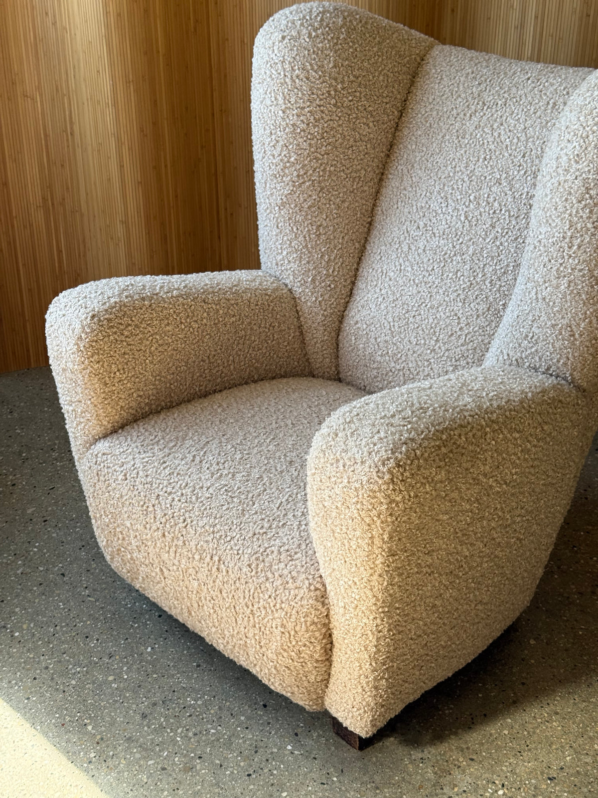 Danish Wingback Lounge Chair