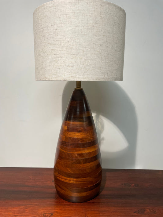 Turned Wood Lamp