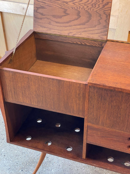 American Studio Craft Record Cabinet or Bar