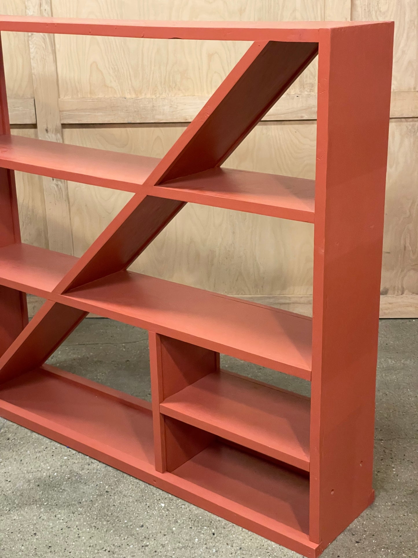 Custom Built Painted Bookcase