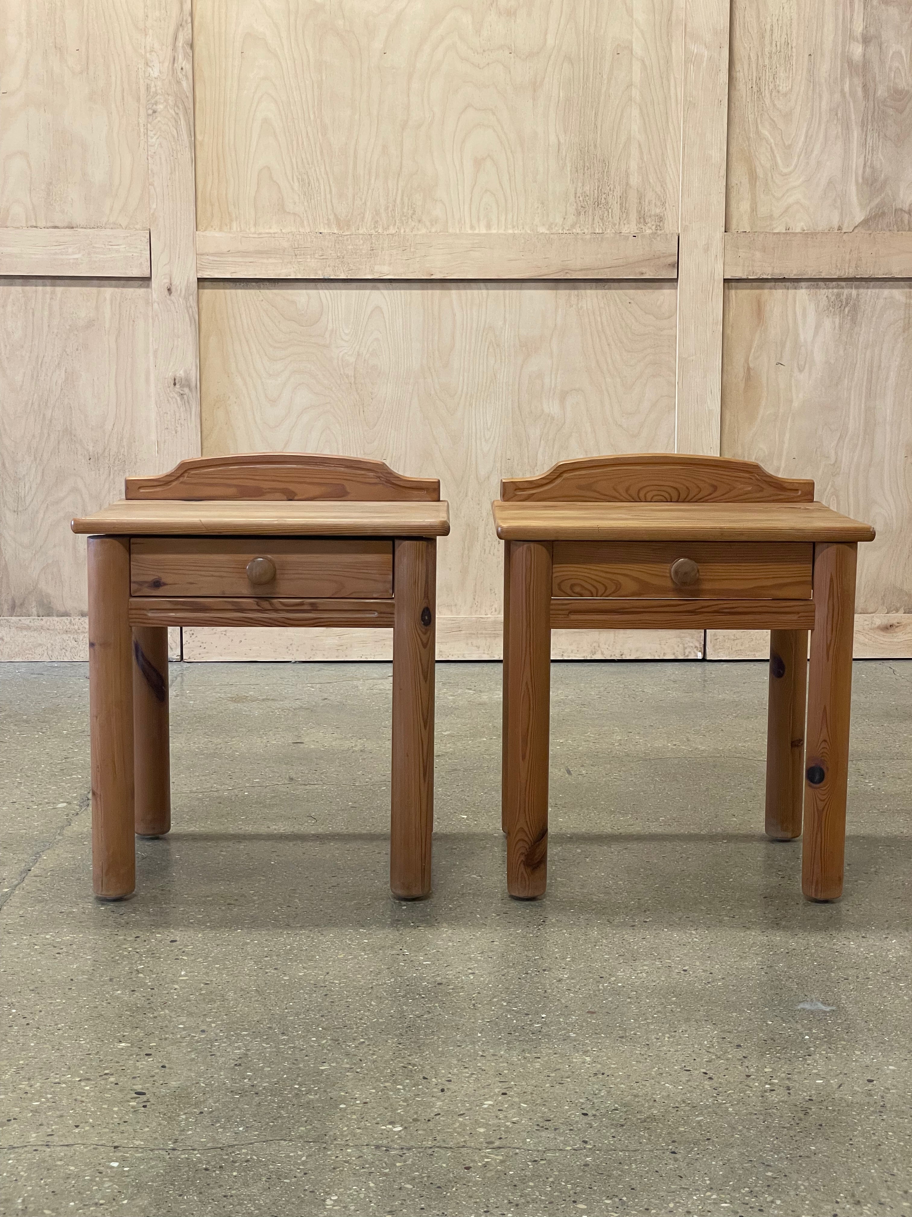 Danish Pine Night Stands