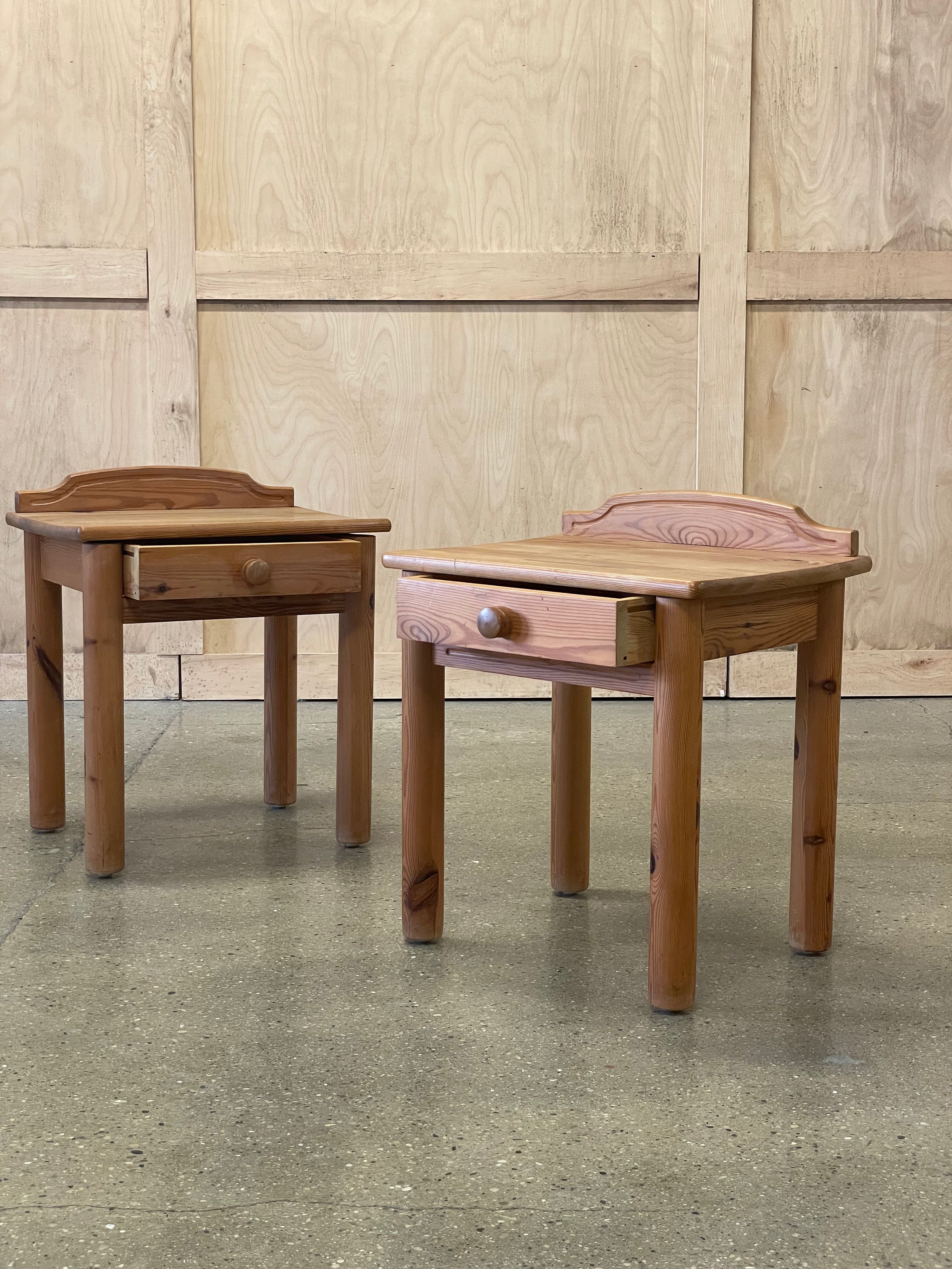 Danish Pine Night Stands