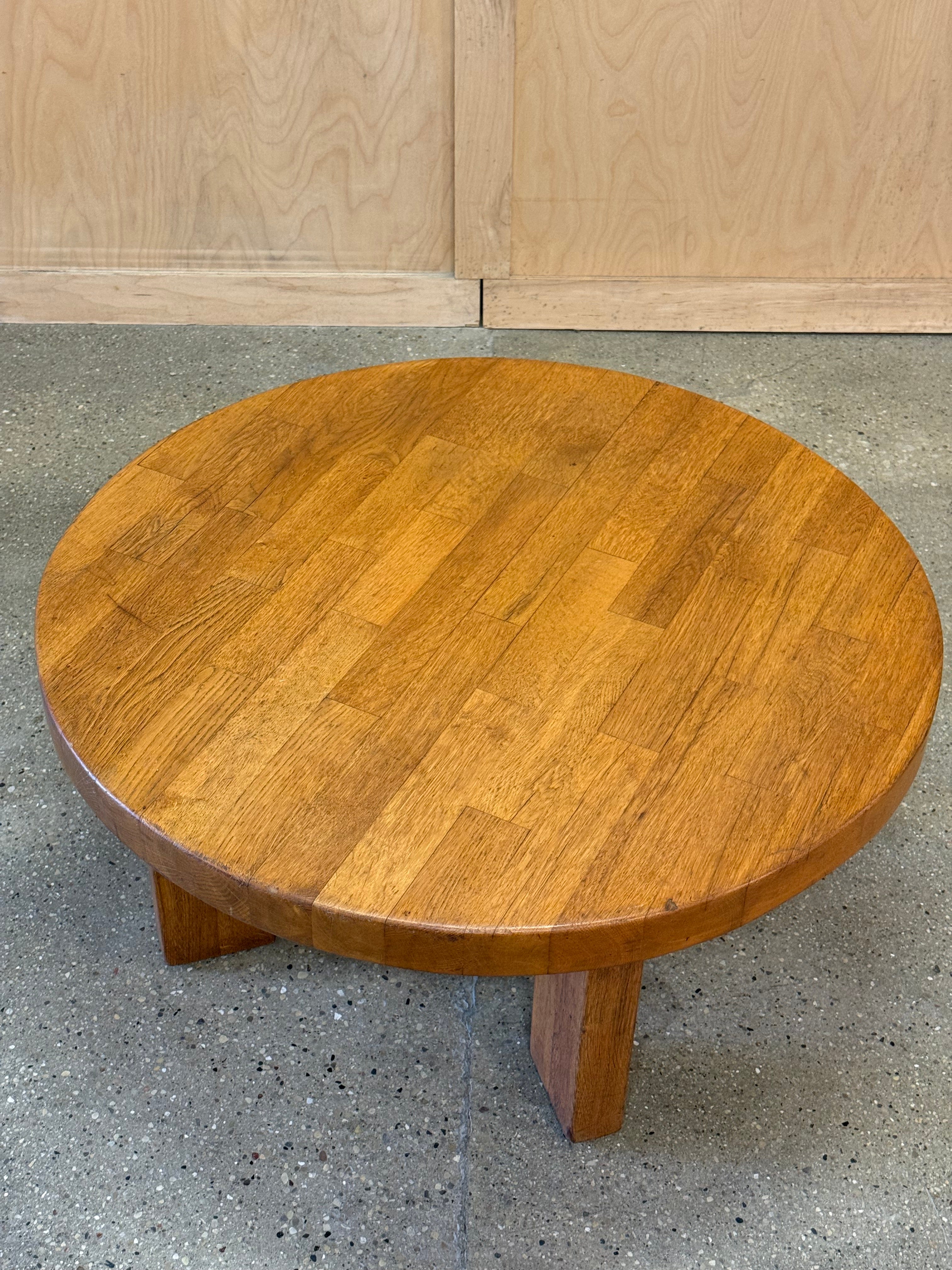 Dutch oak coffee table
