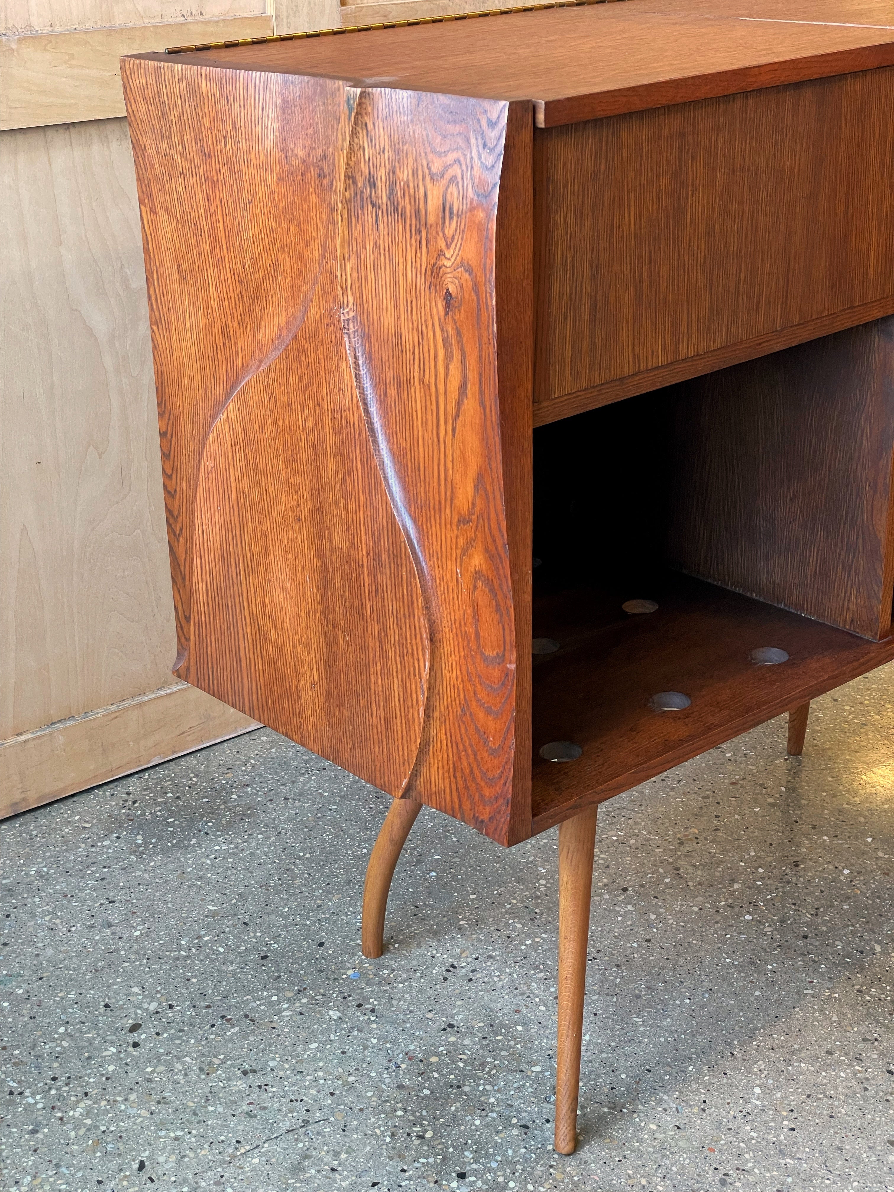 American Studio Craft Record Cabinet or Bar