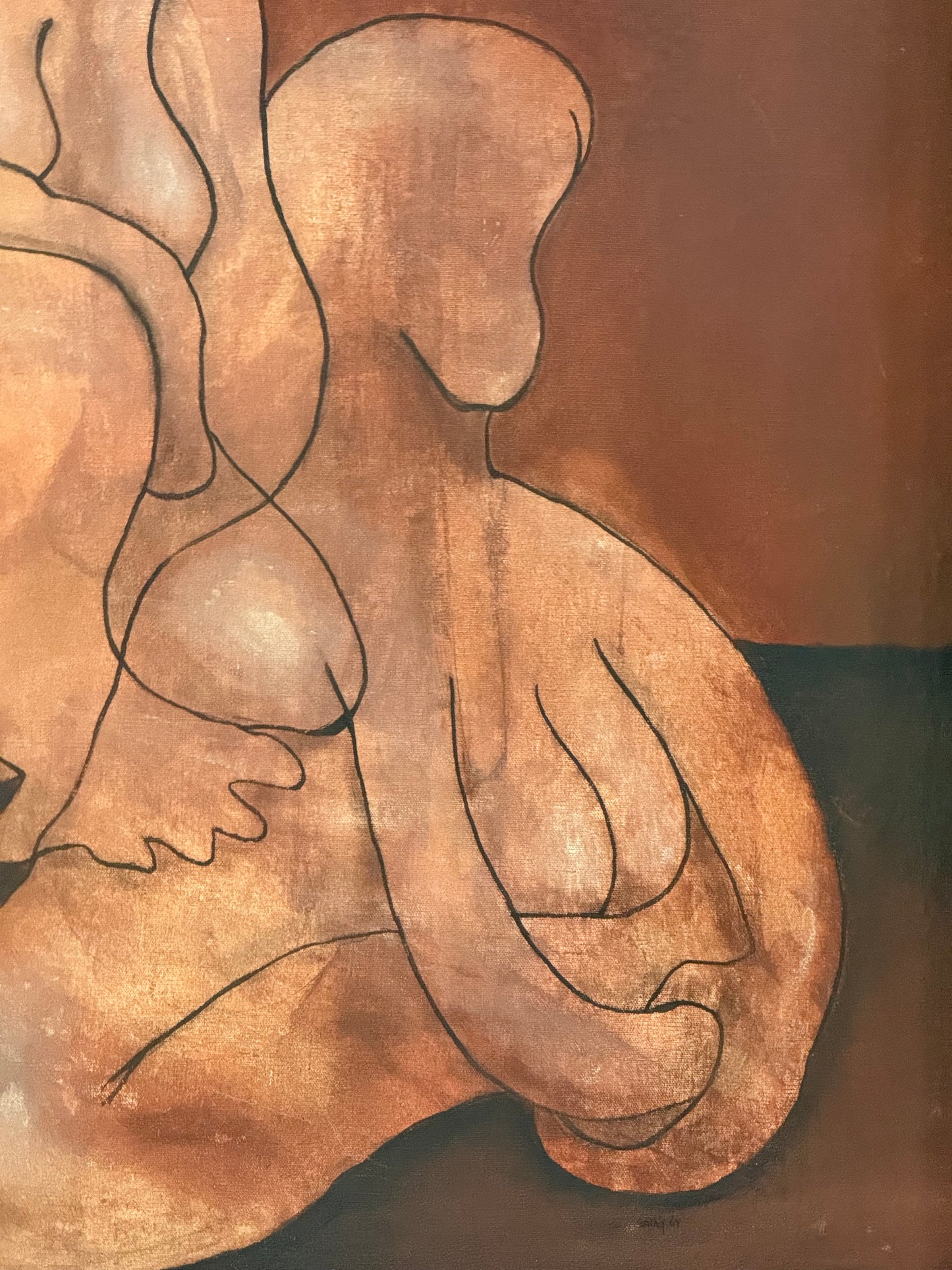 Painting signed “Salky 64”