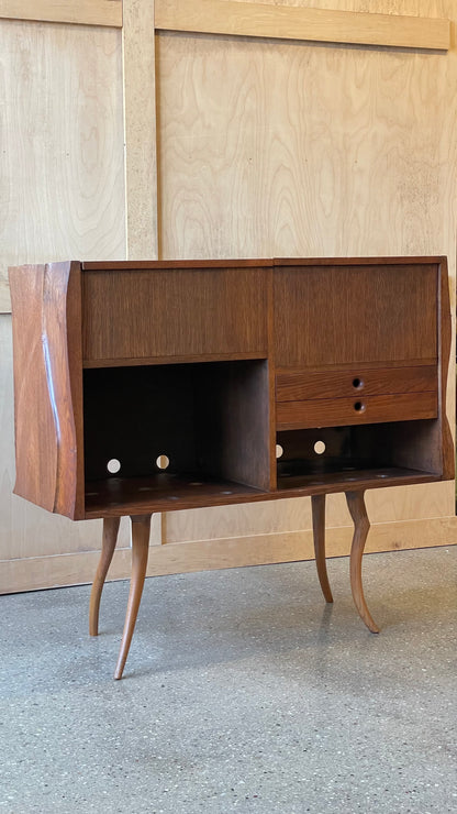 American Studio Craft Record Cabinet or Bar