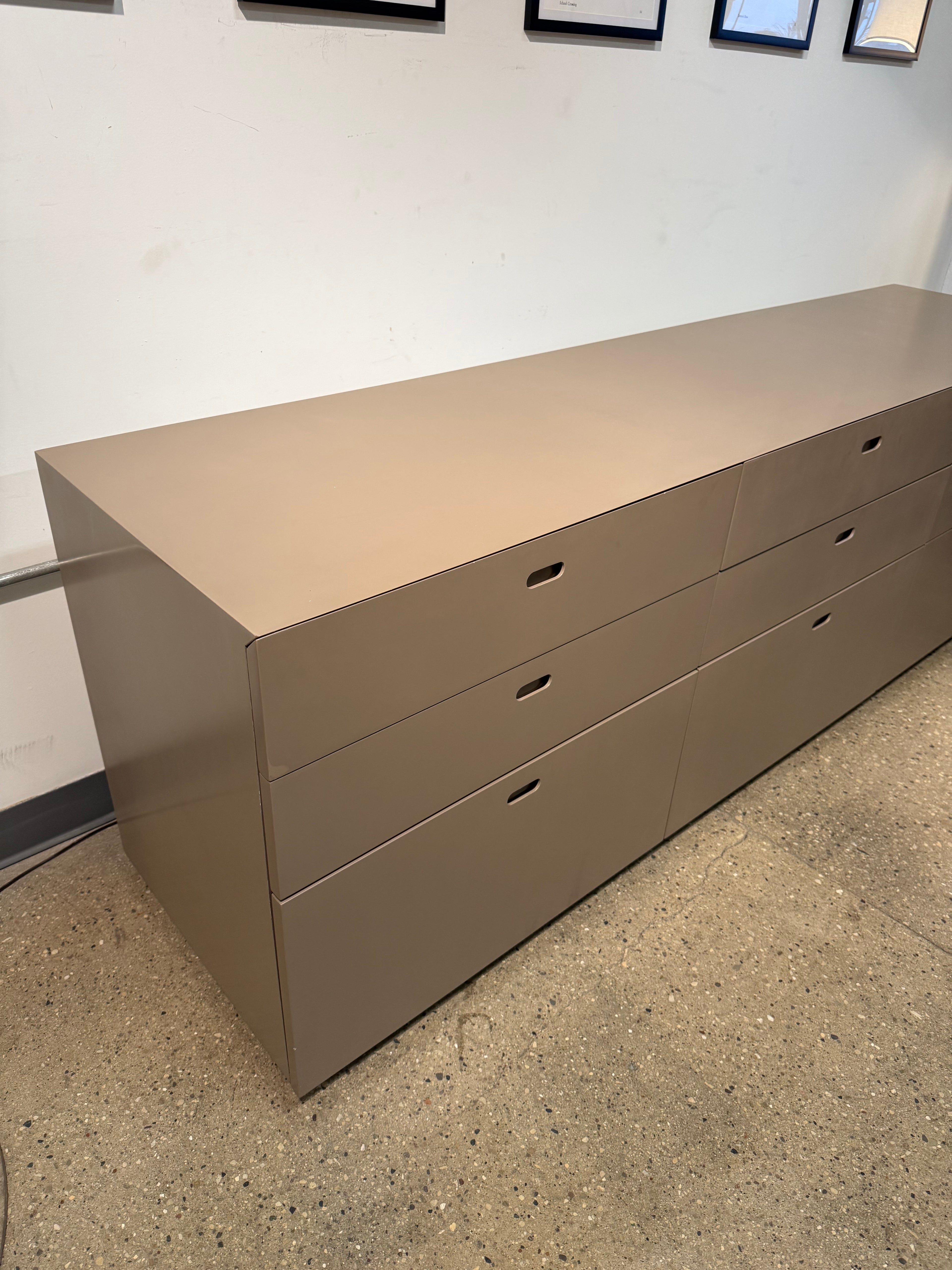 Nine drawer dresser