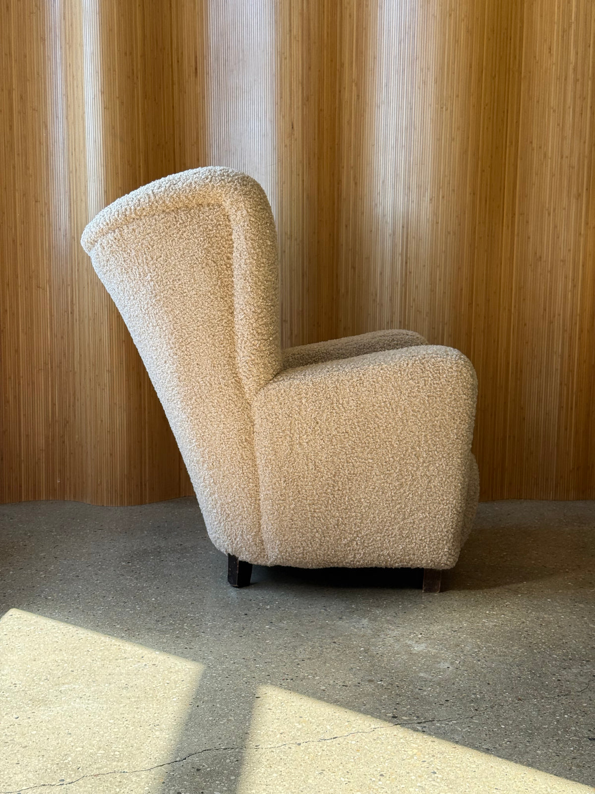 Danish Wingback Lounge Chair