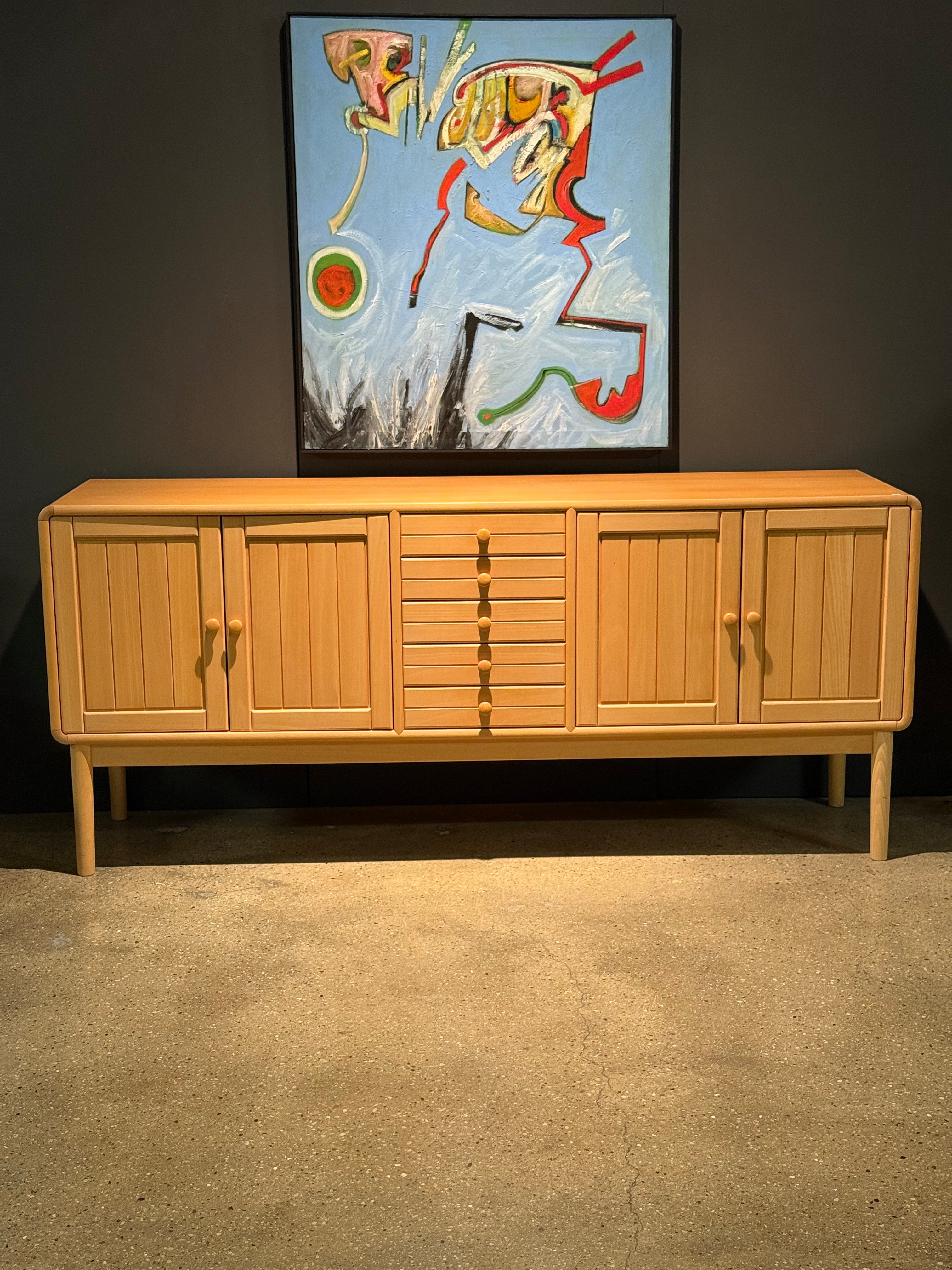 Scandinavian Beech credenza