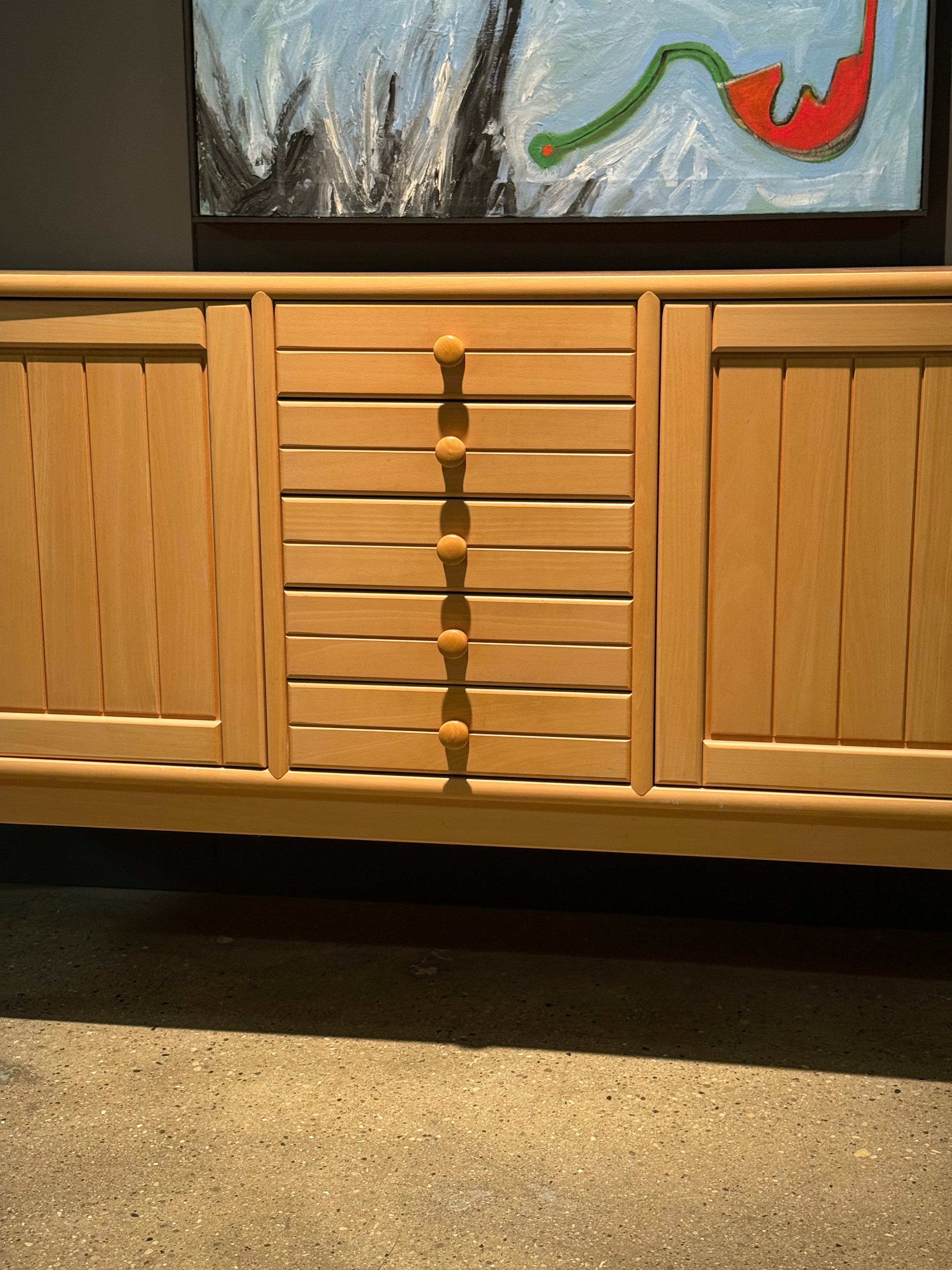 Scandinavian Beech credenza