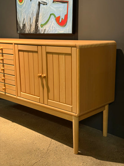 Scandinavian Beech credenza
